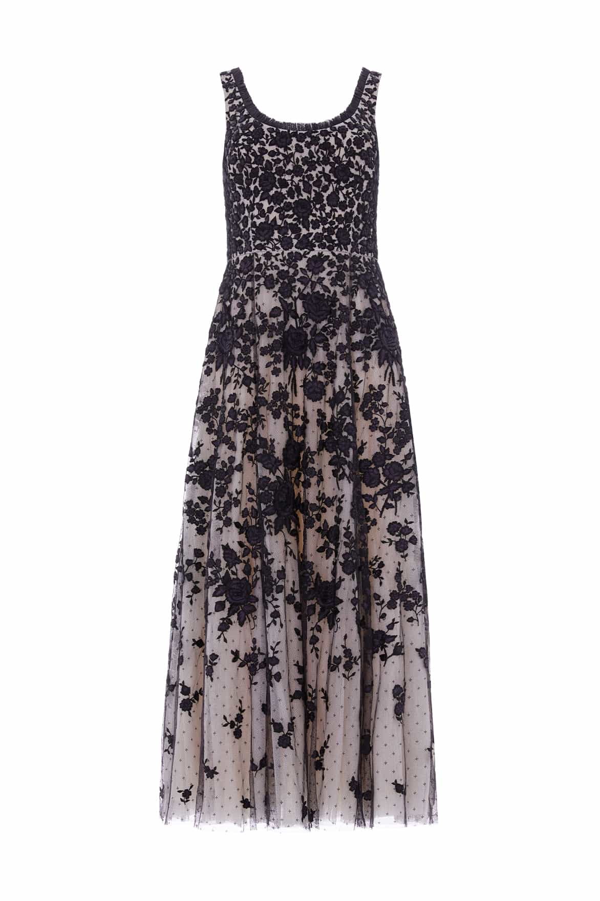 Rosa Scoop Neck Ankle Gown - Image 3