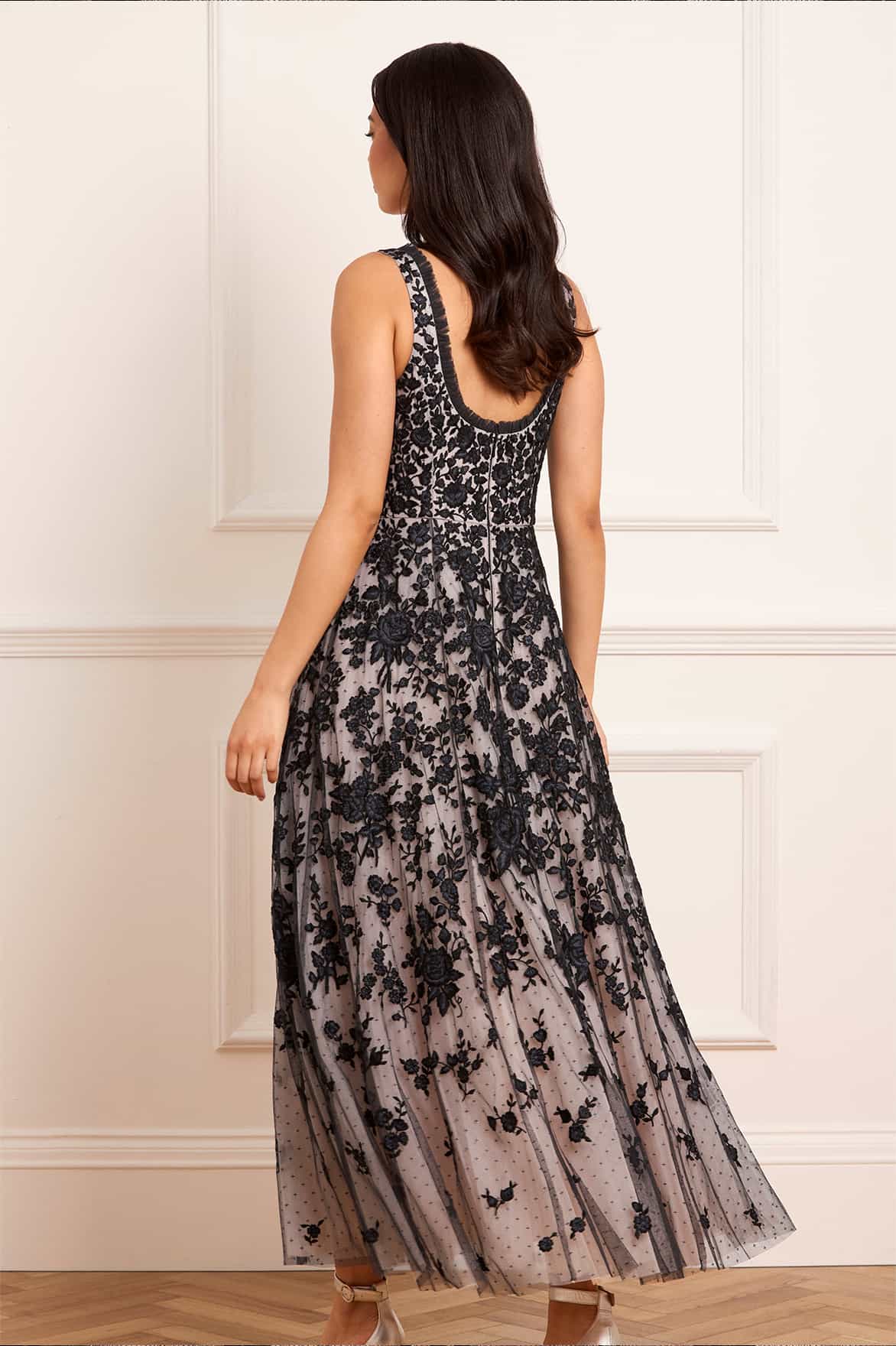 Rosa Scoop Neck Ankle Gown - Image 5