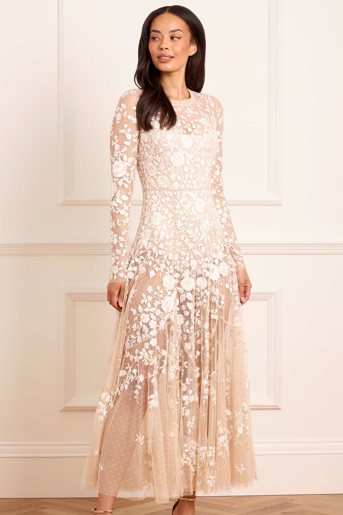 Rosa Sheer Ankle Gown - Image 2