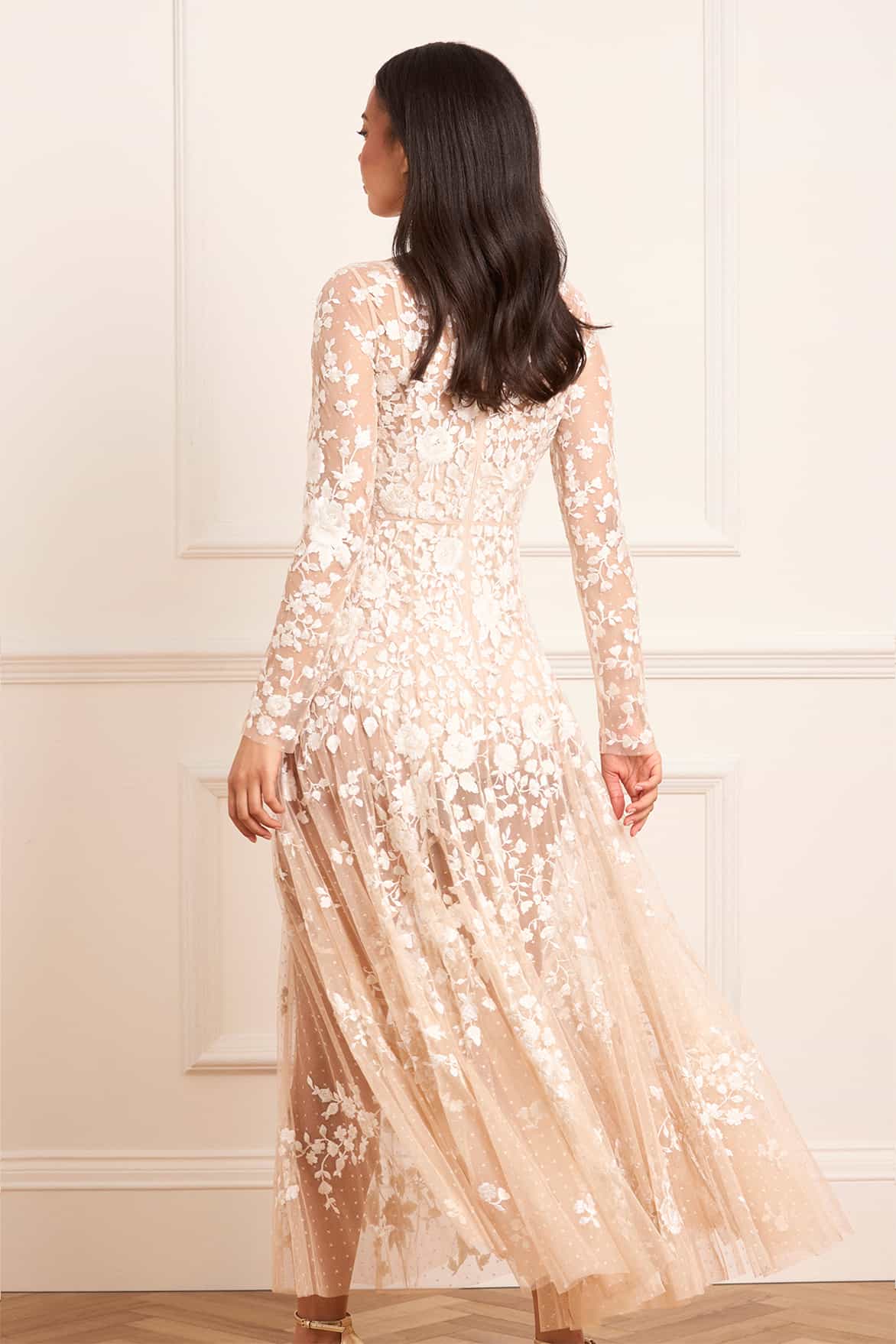 Rosa Sheer Ankle Gown - Image 6