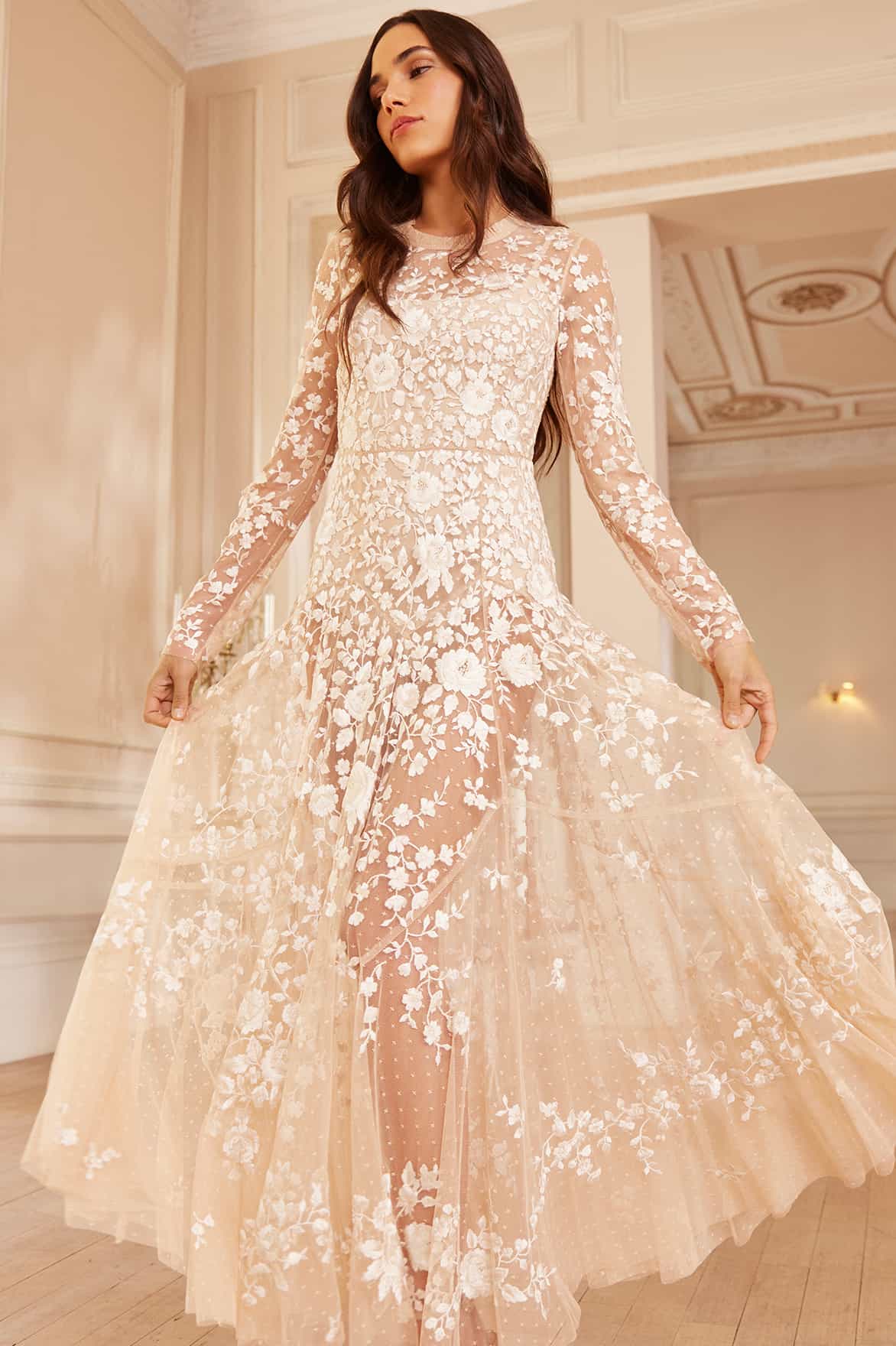 Rosa Sheer Ankle Gown - Image 7
