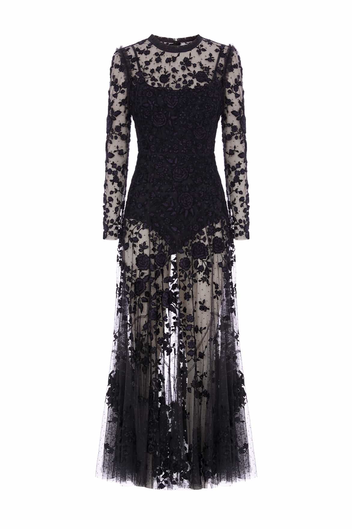 Rosa Sheer Ankle Gown - Image 3