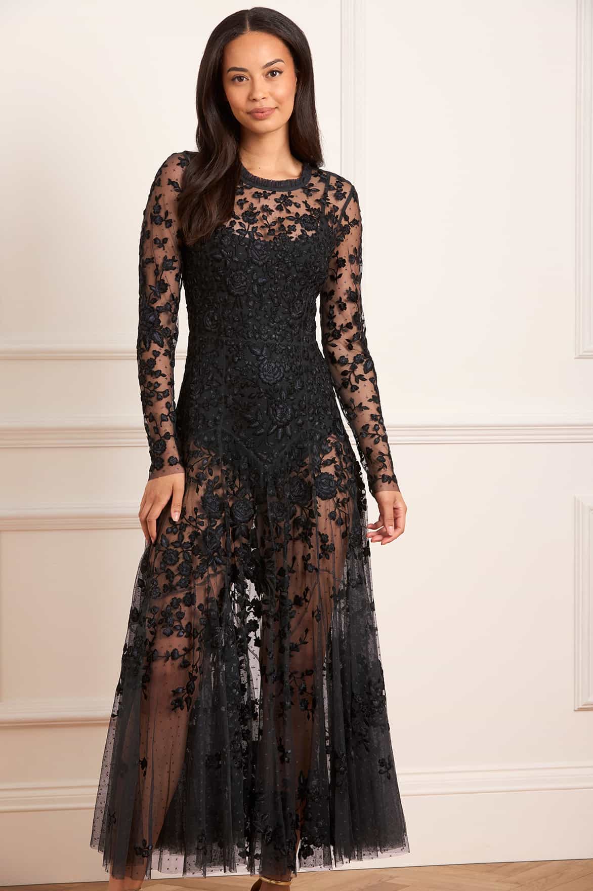 Rosa Sheer Ankle Gown - Image 4