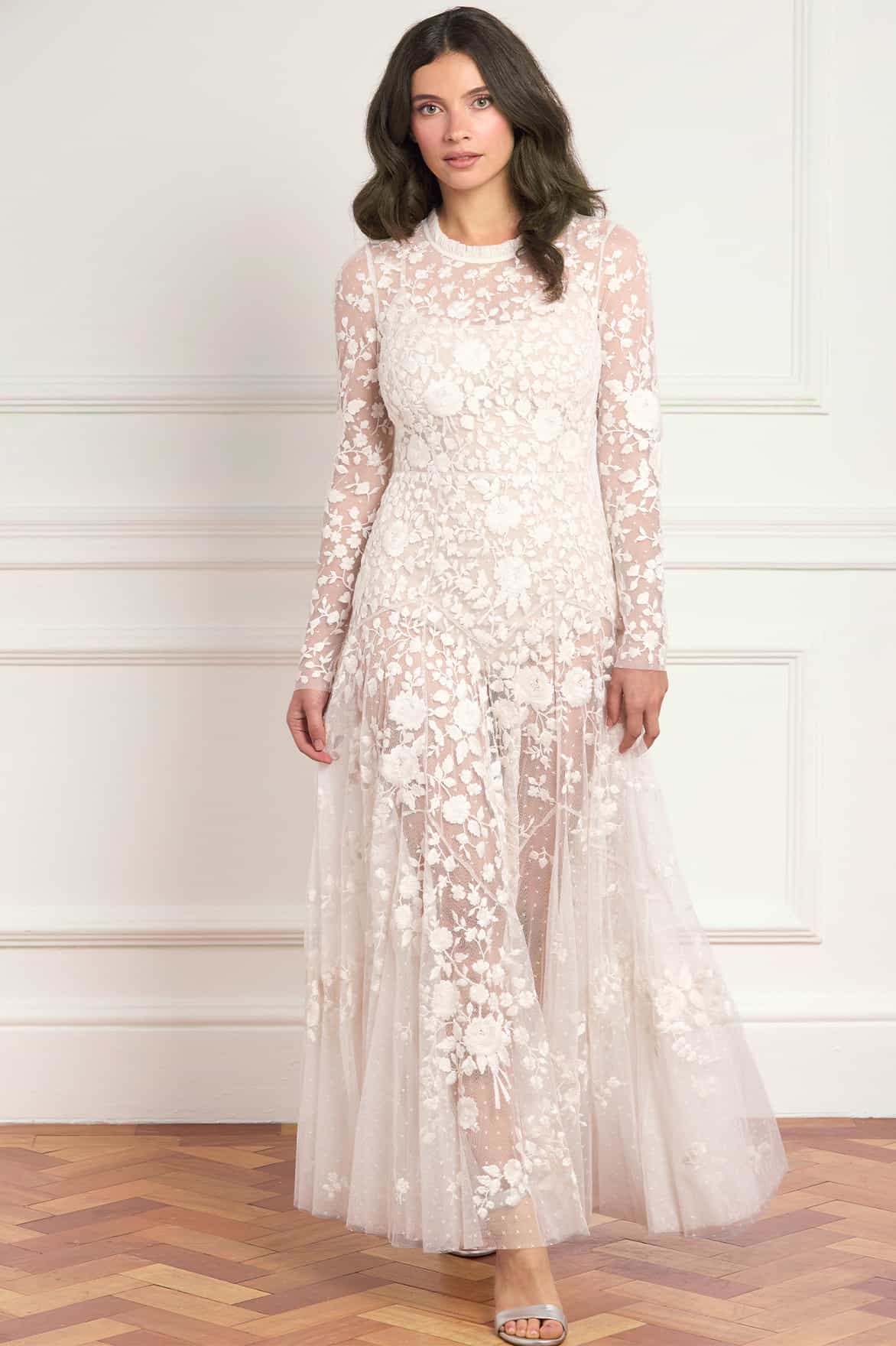 Rosa Sheer Ankle Gown - Image 2