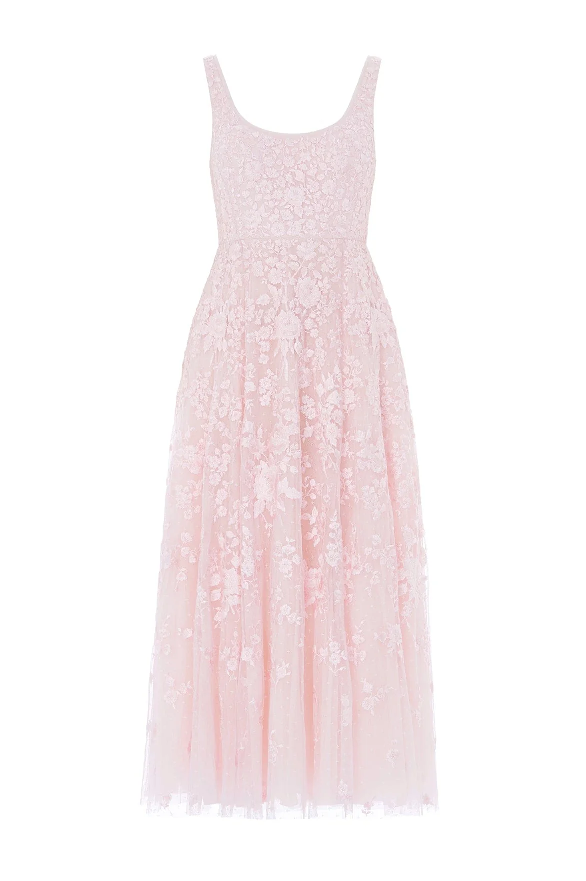 Rosa Sleeveless Scoop Neck Ankle Gown - Image 2