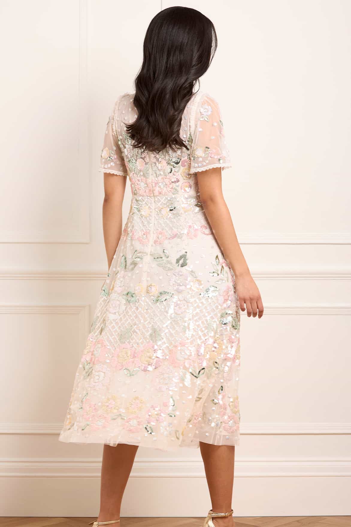 Rosalie Short Sleeve Ballerina Dress - Image 4
