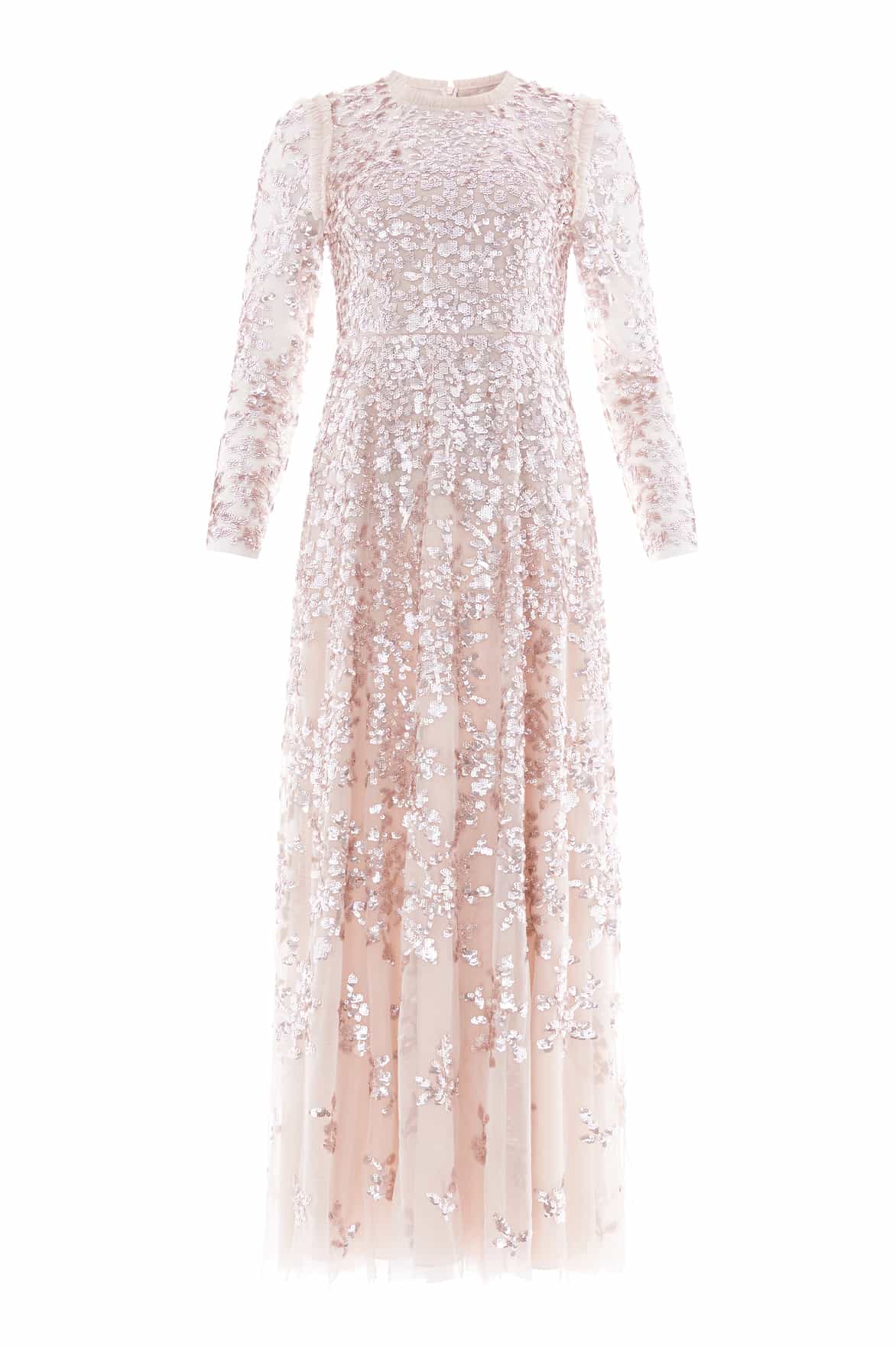 Rosanna Lattice Round Neck Gown - Image 2