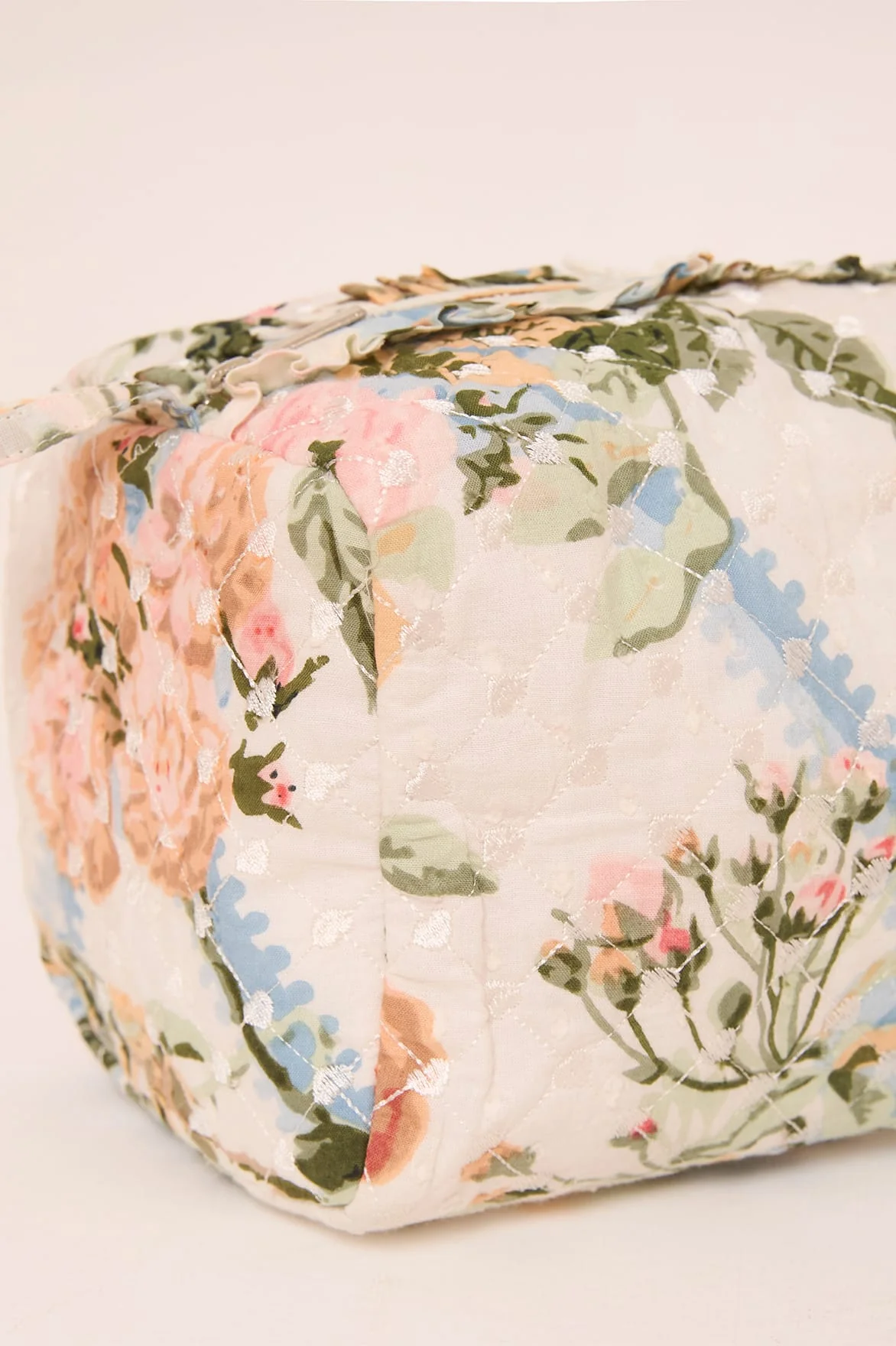 Rose Garden Medium Quilted Makeup Bag - Image 3