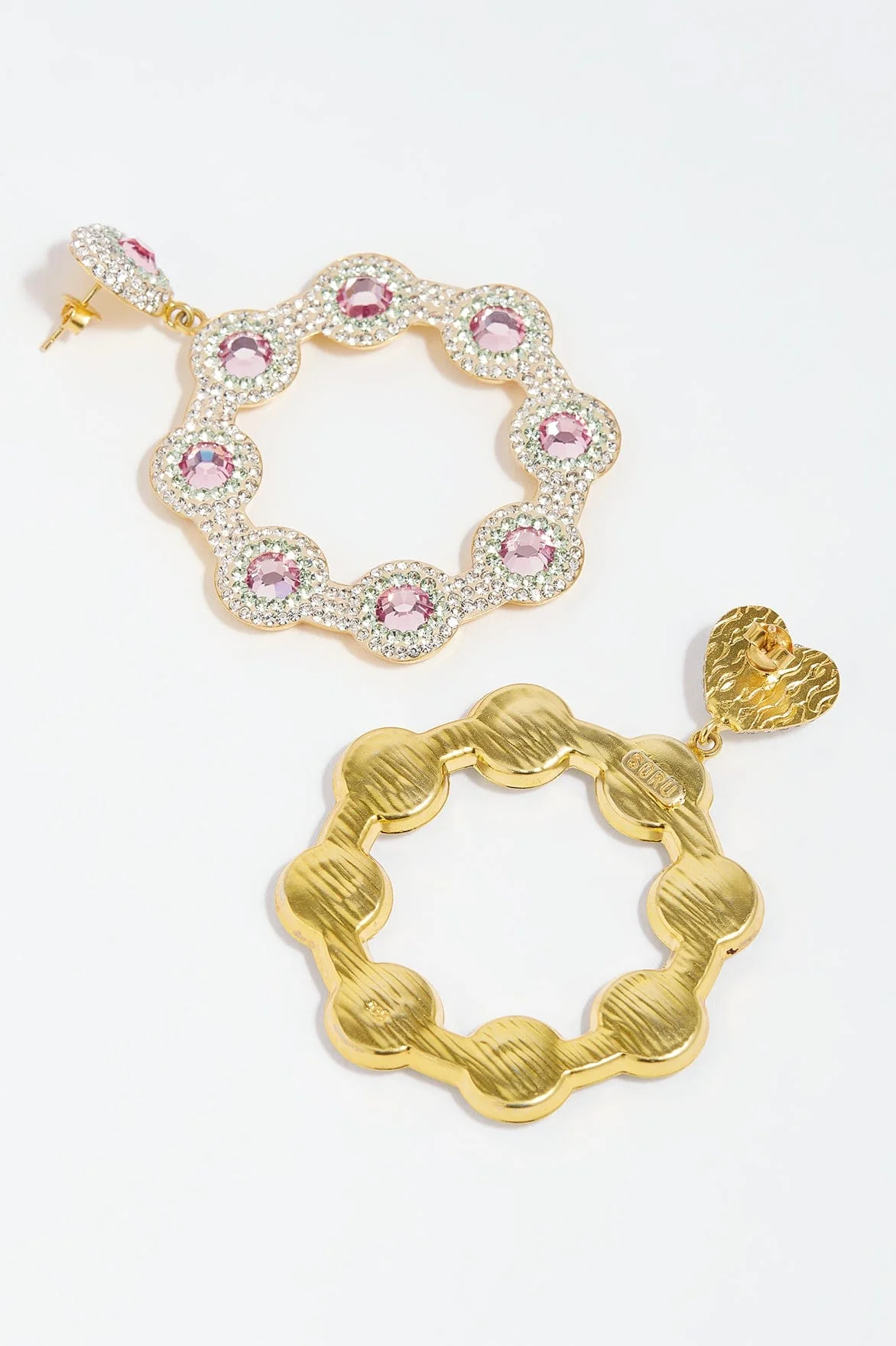 Rose Romance Hoop Earrings - Image 3