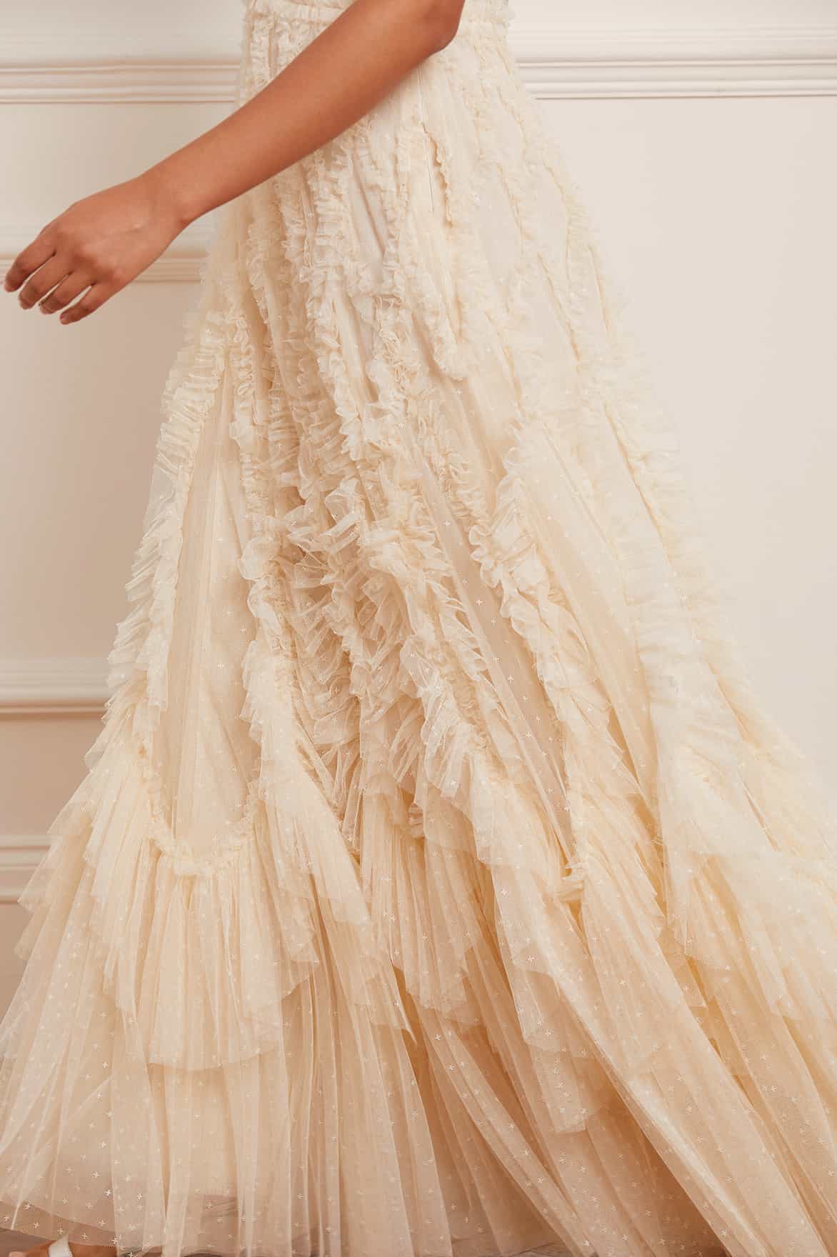 Rosella Ruffle Strapless Gown - Image 5