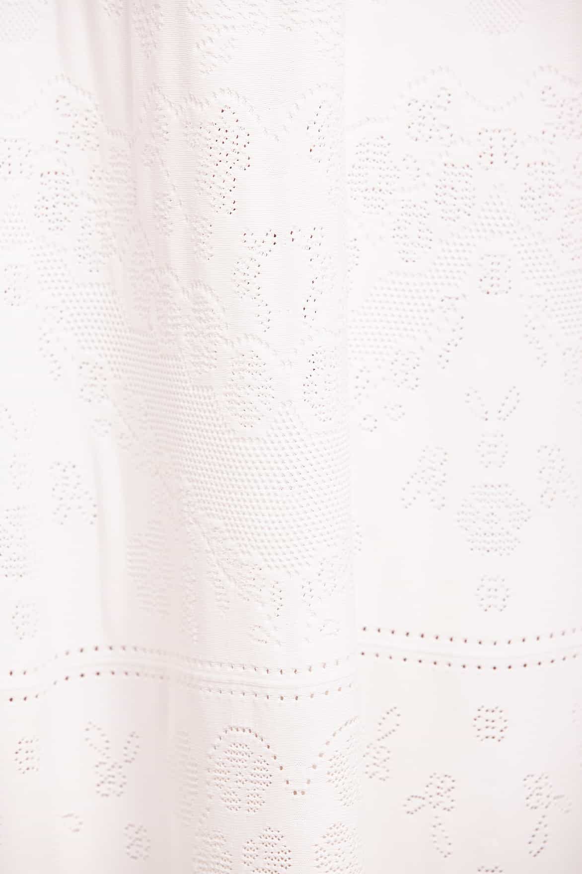 Scallop Lace Pointelle Knit Gown - Image 5