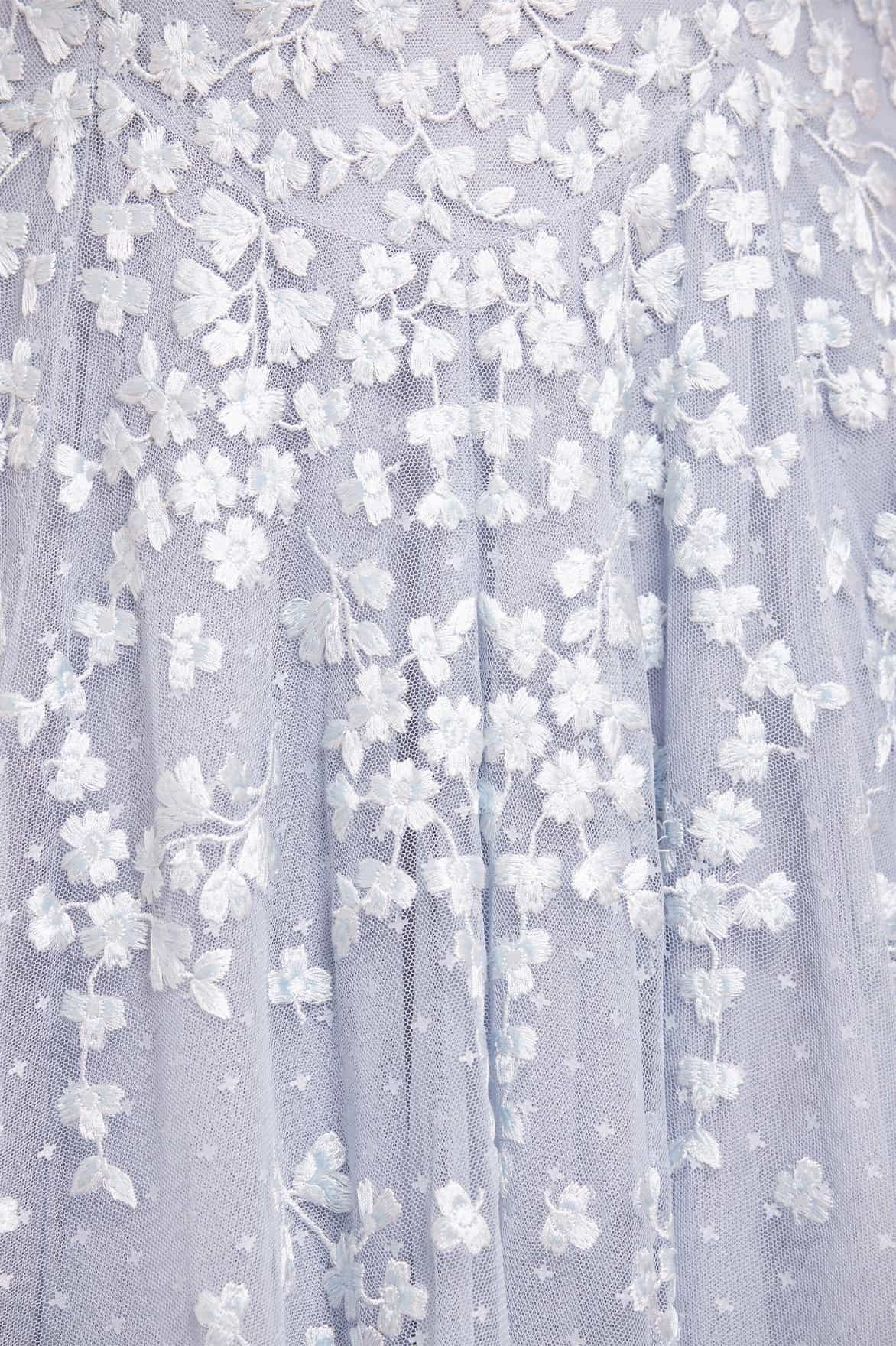 Scatter Blossom Round Neck Ankle Gown - Image 4