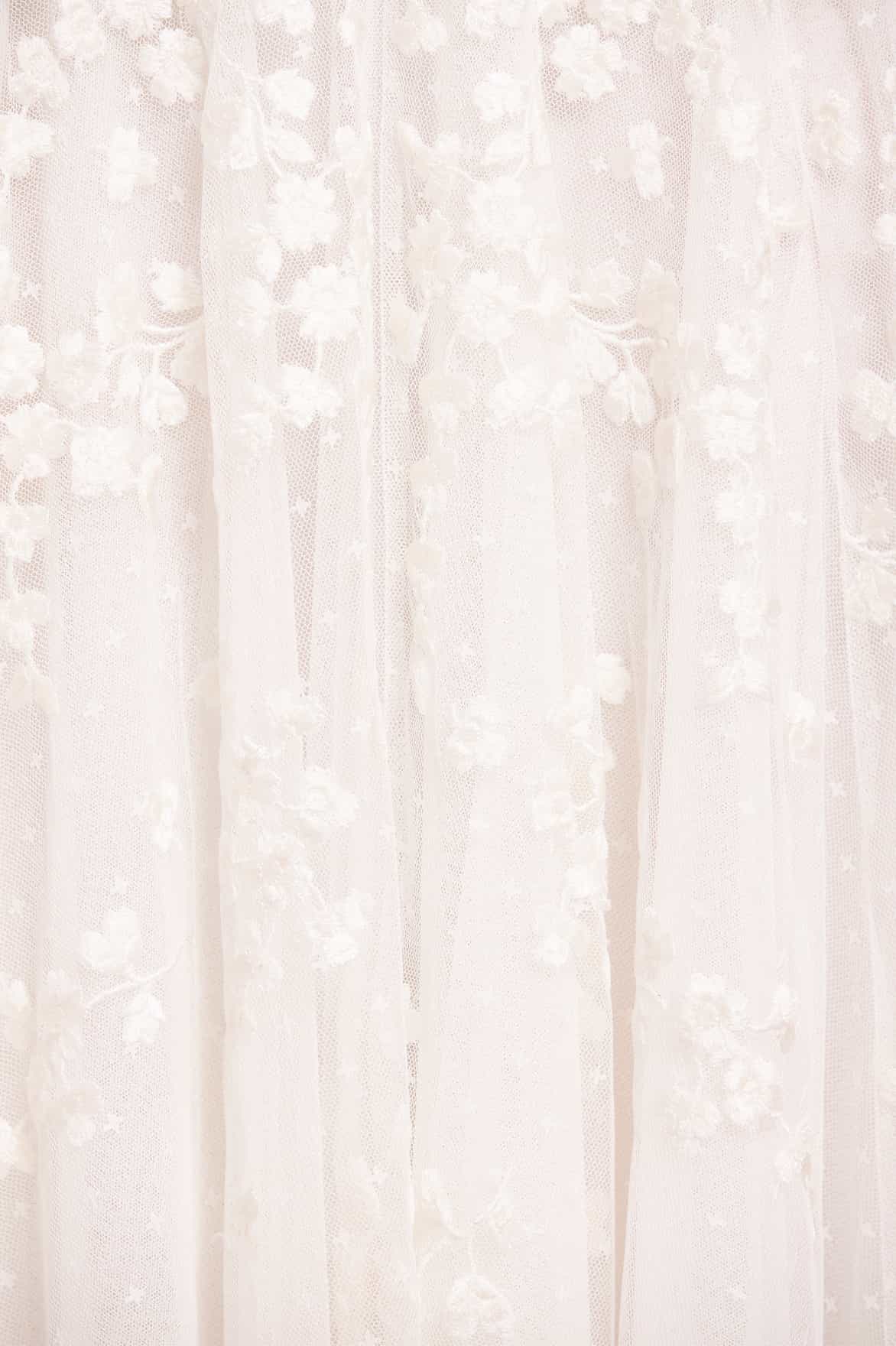 Scatter Blossom Round Neck Ankle Gown - Image 5