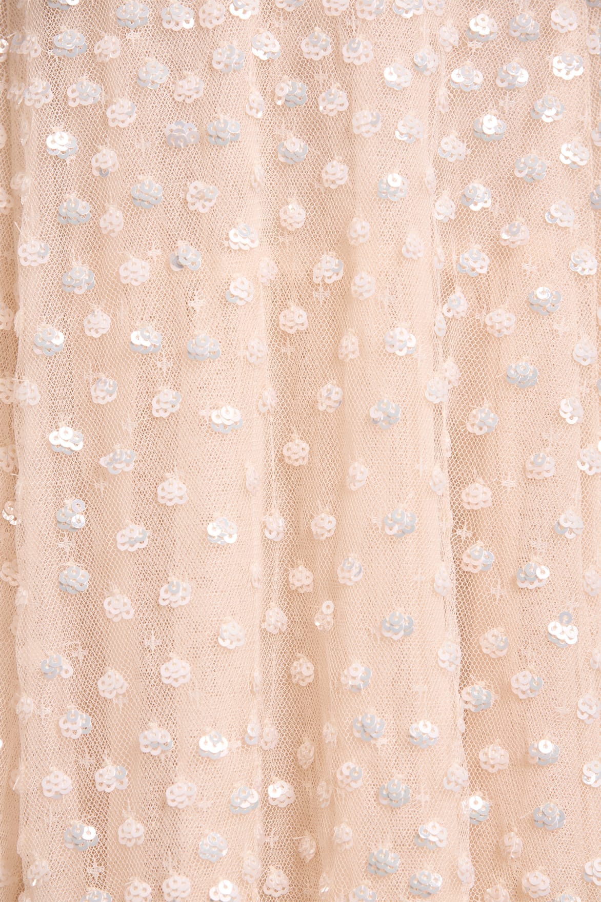 Scatter Dot Round Neck Ankle Gown - Image 4