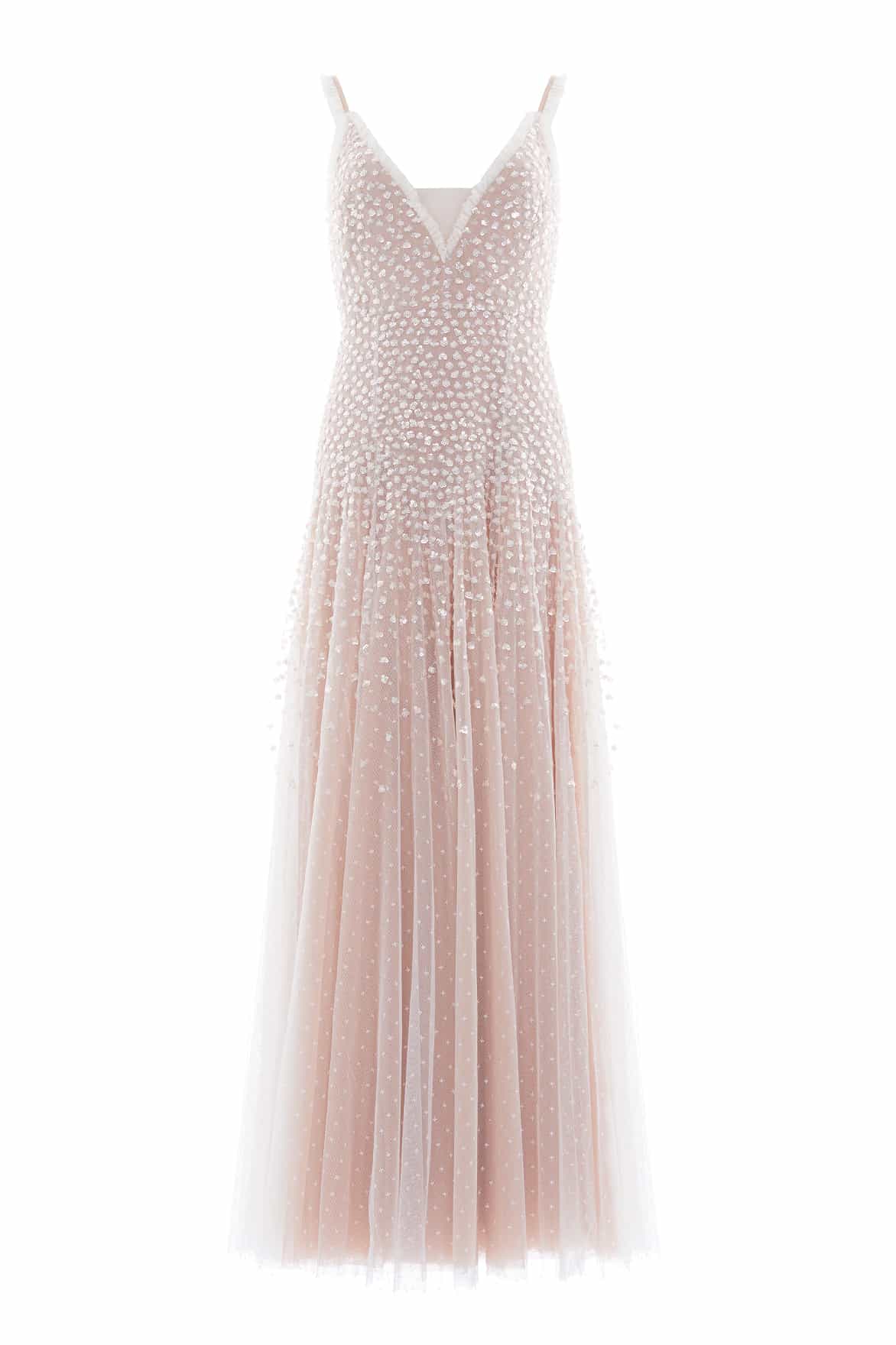 Sequin Cascade Cami Plunge Gown - Image 2