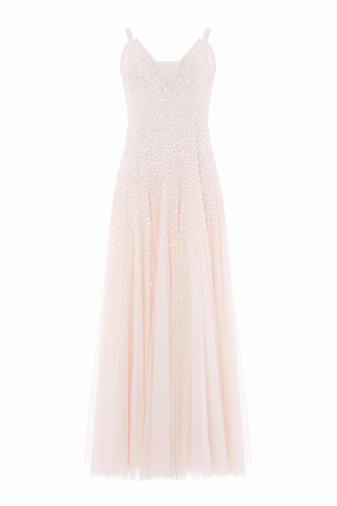 Sequin Cascade Cami Plunge Gown - Image 2