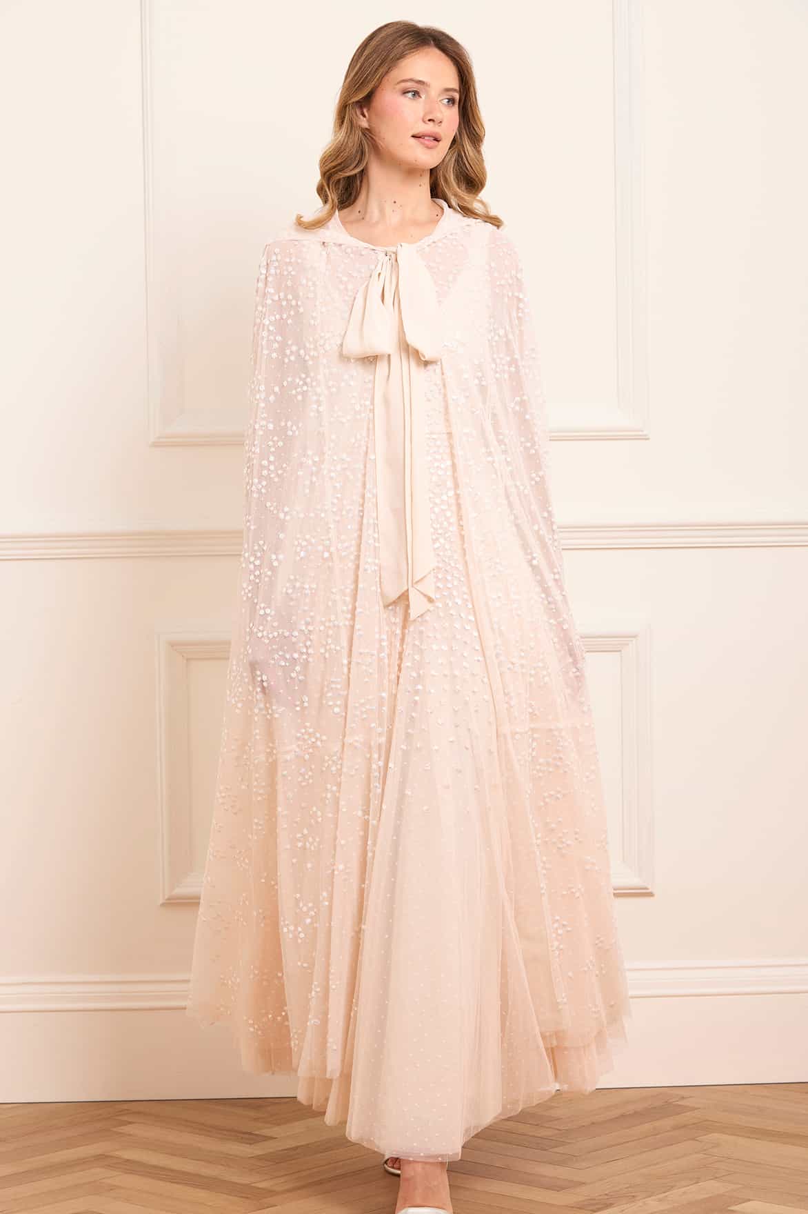 Sequin Cascade Cami Plunge Gown - Image 3