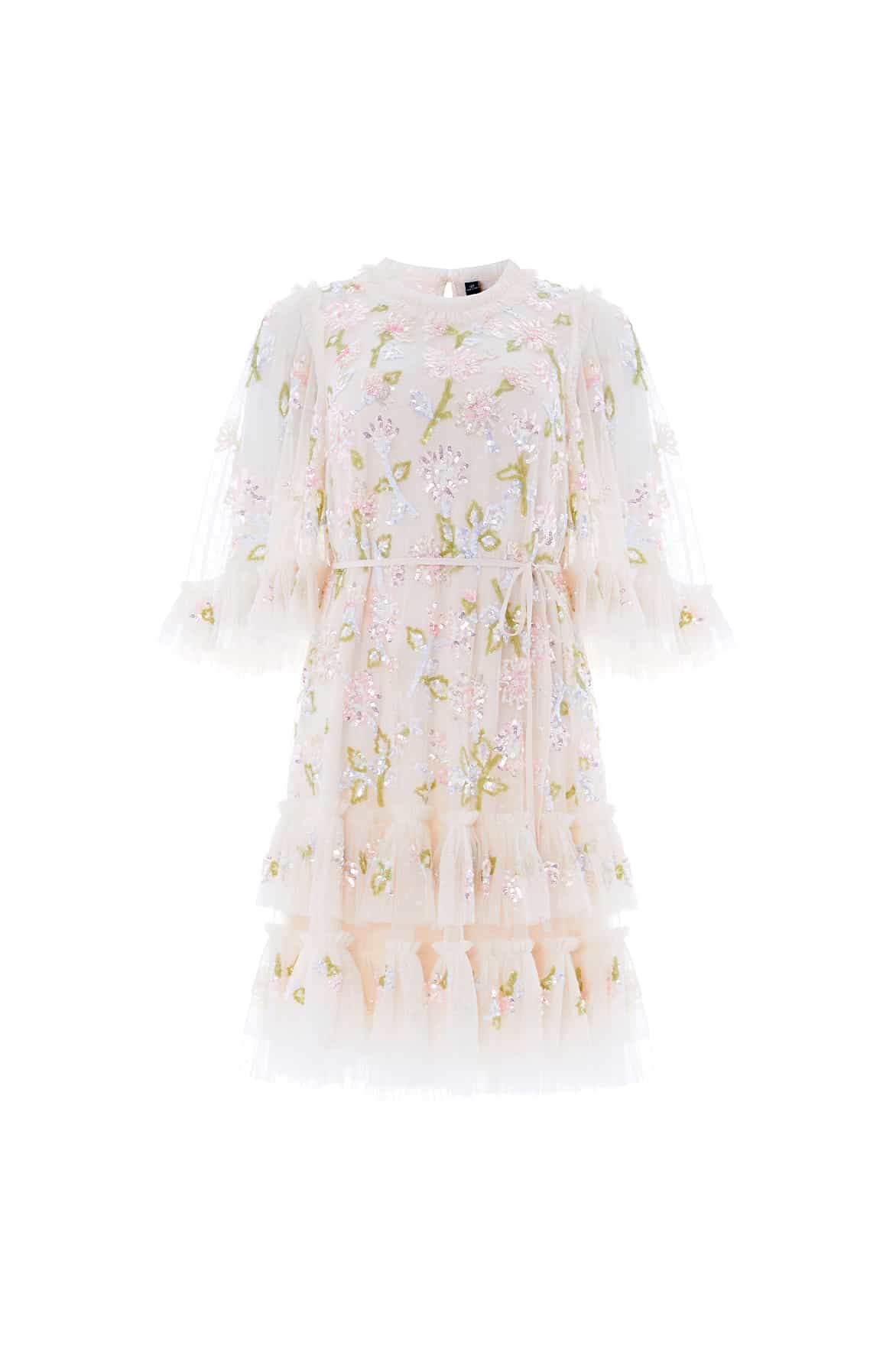 Sequin Dandelion Gloss Mini Dress - Image 3