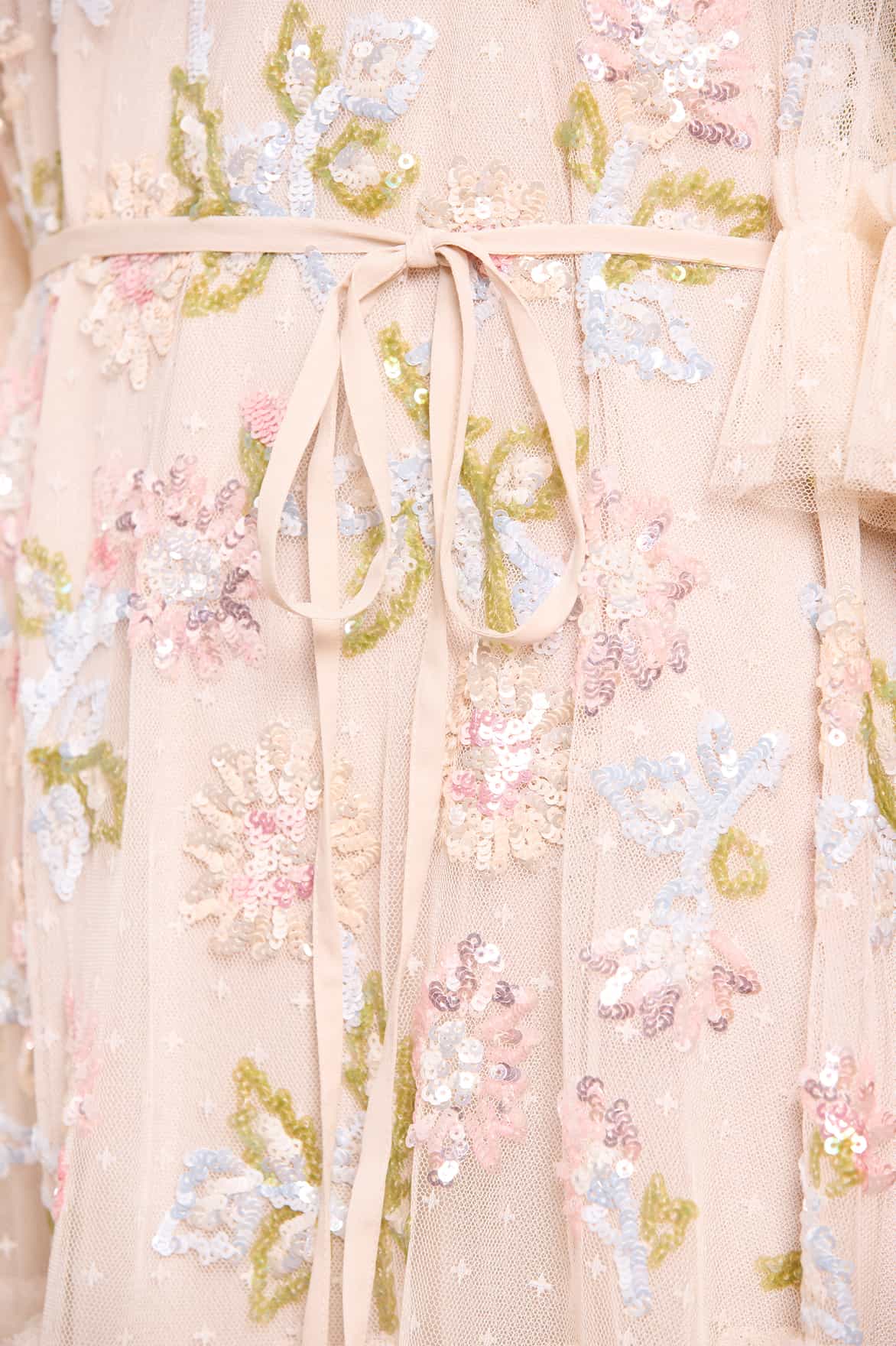 Sequin Dandelion Gloss Mini Dress - Image 5