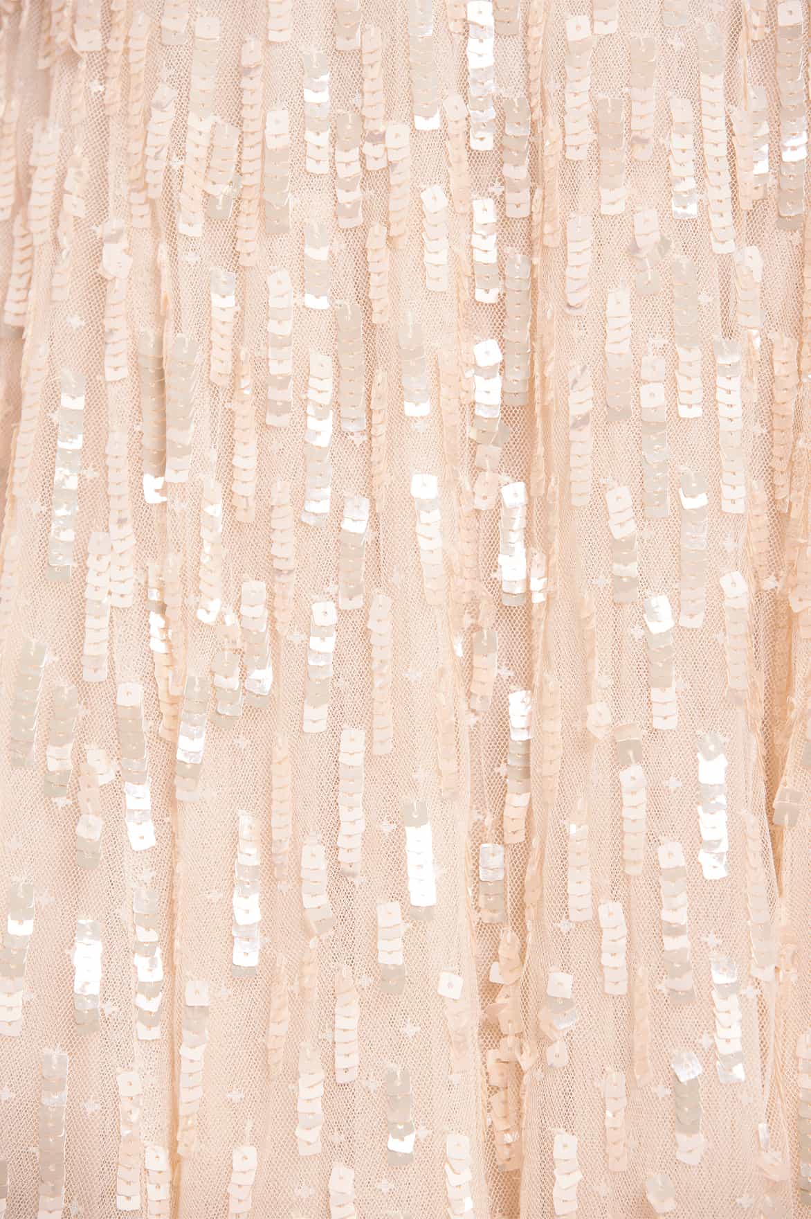 Sequin Dash Cape Ankle Gown - Image 5