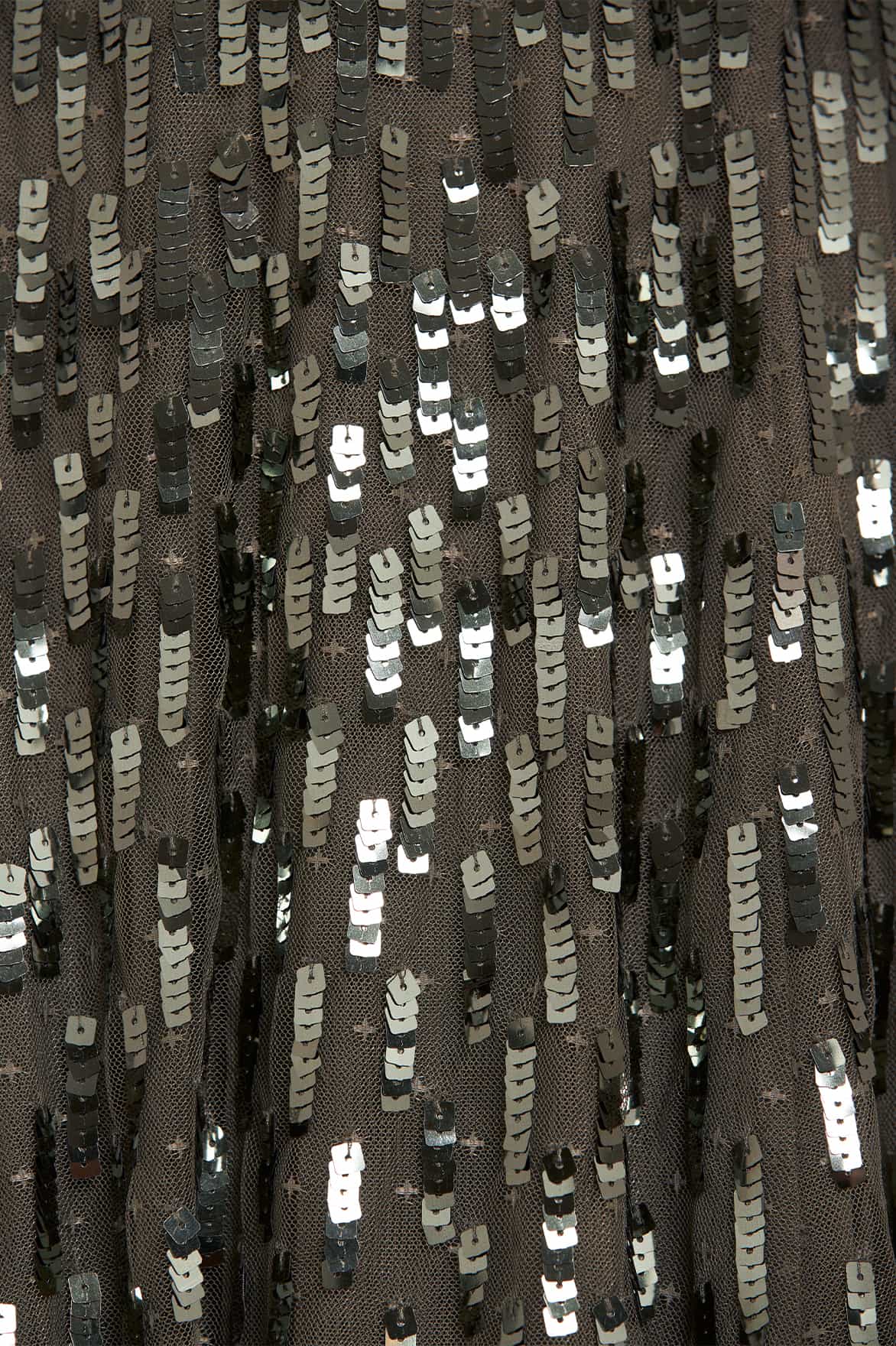 Sequin Dash Cape Ankle Gown - Image 6