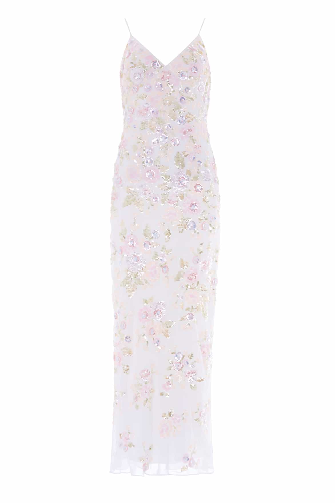 Sequin Paradise Georgette Cami Gown - Image 2