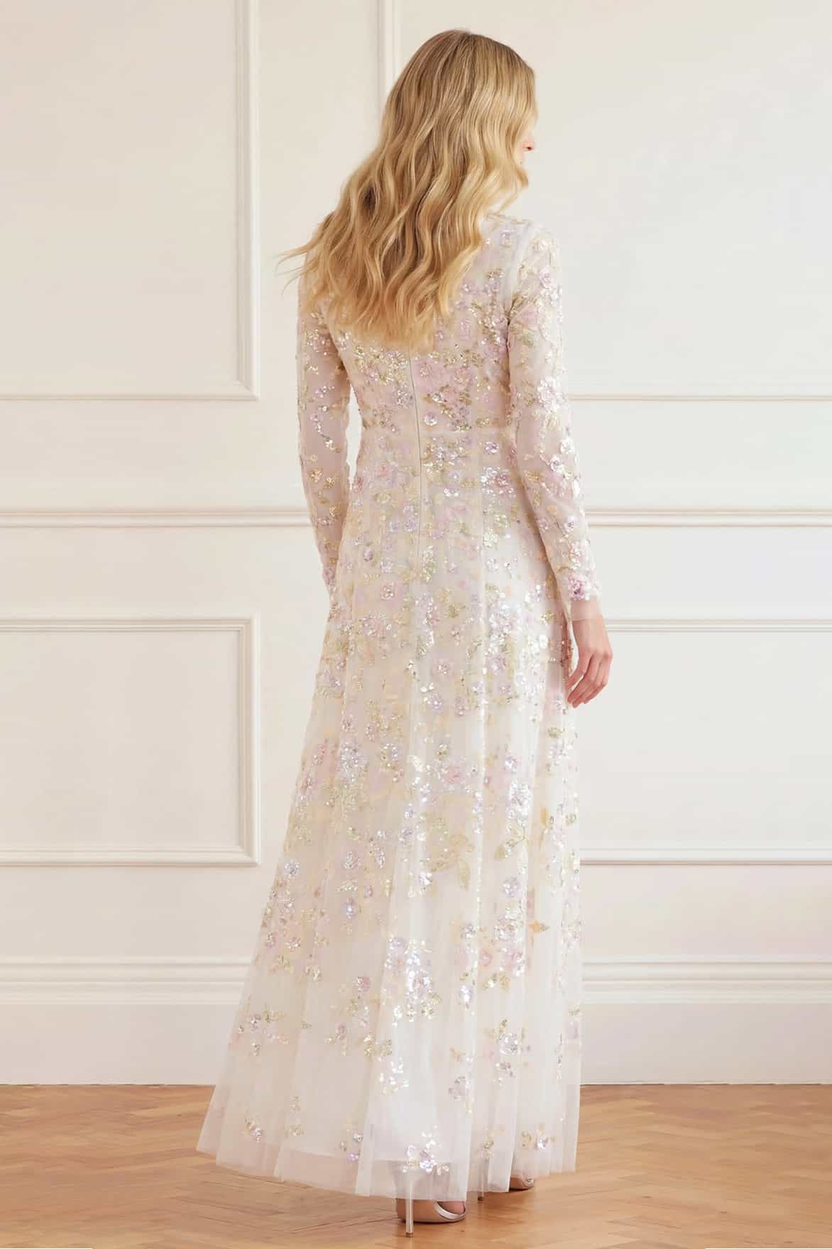 Sequin Paradise V-Neck Gown - Image 4