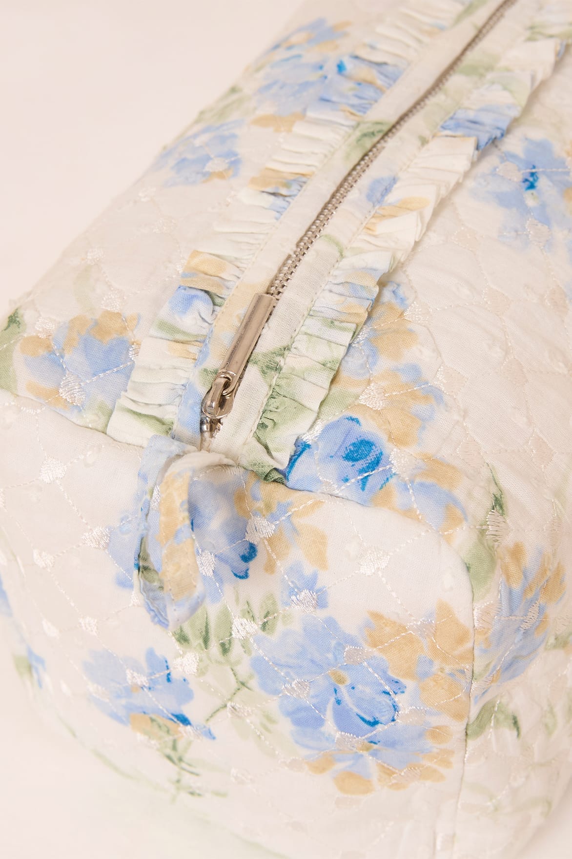 Summer Posy Medium Quilted Makeup Bag - Image 4