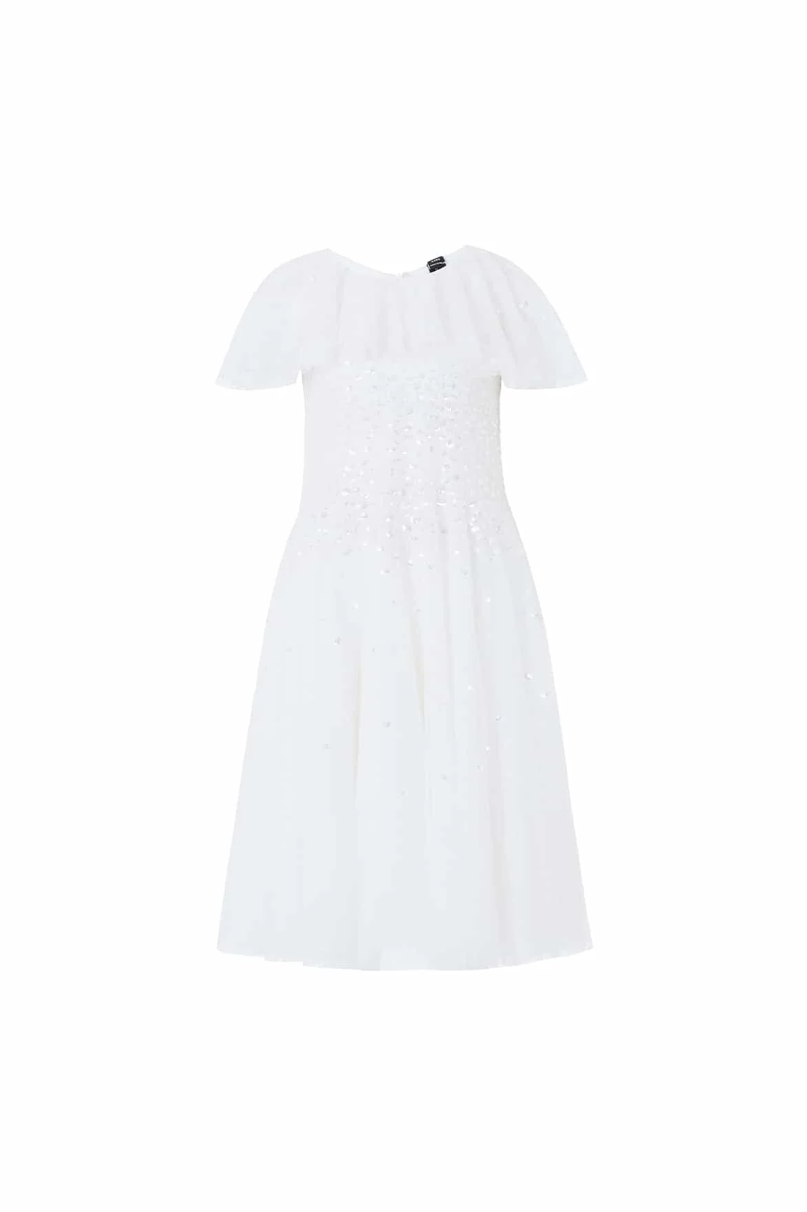 Sunrise Sequin Short Cape Kids Gown - Image 2