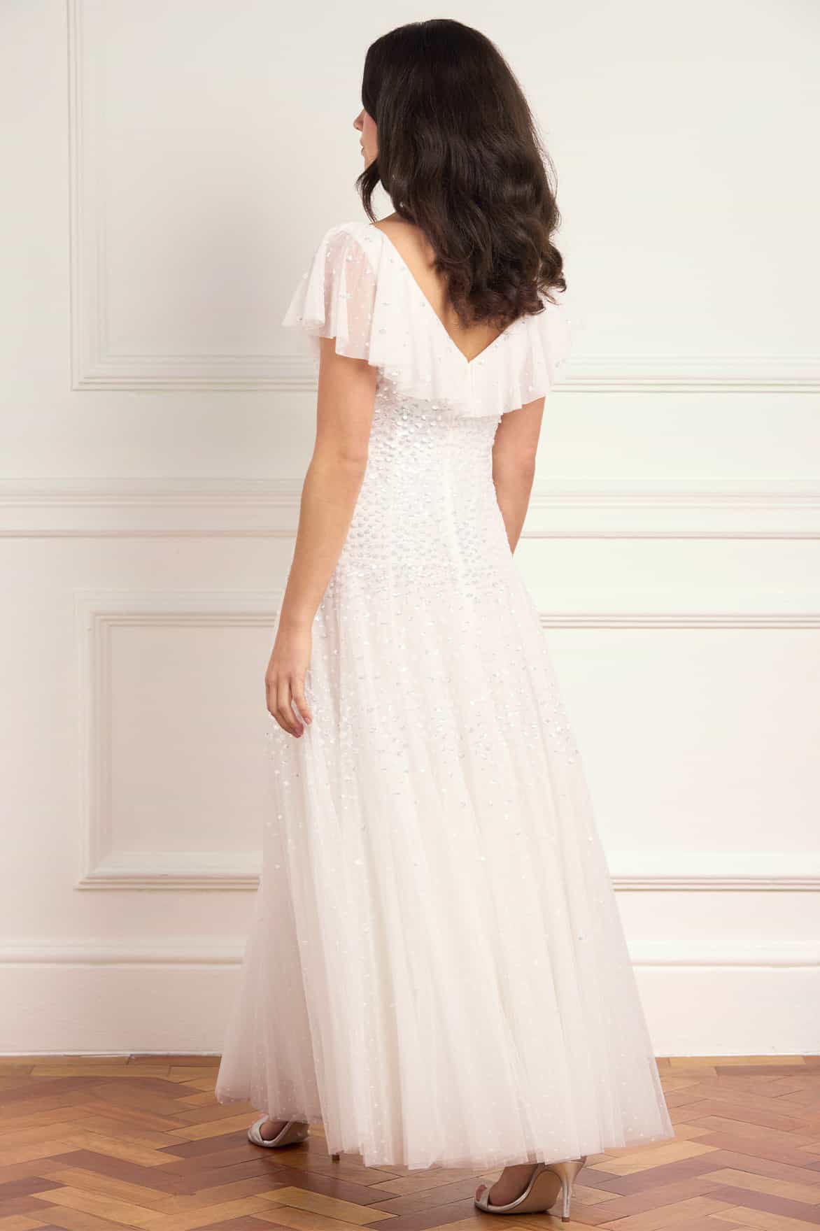 Sunrise Sequin V-Neck Ankle Gown - Image 7