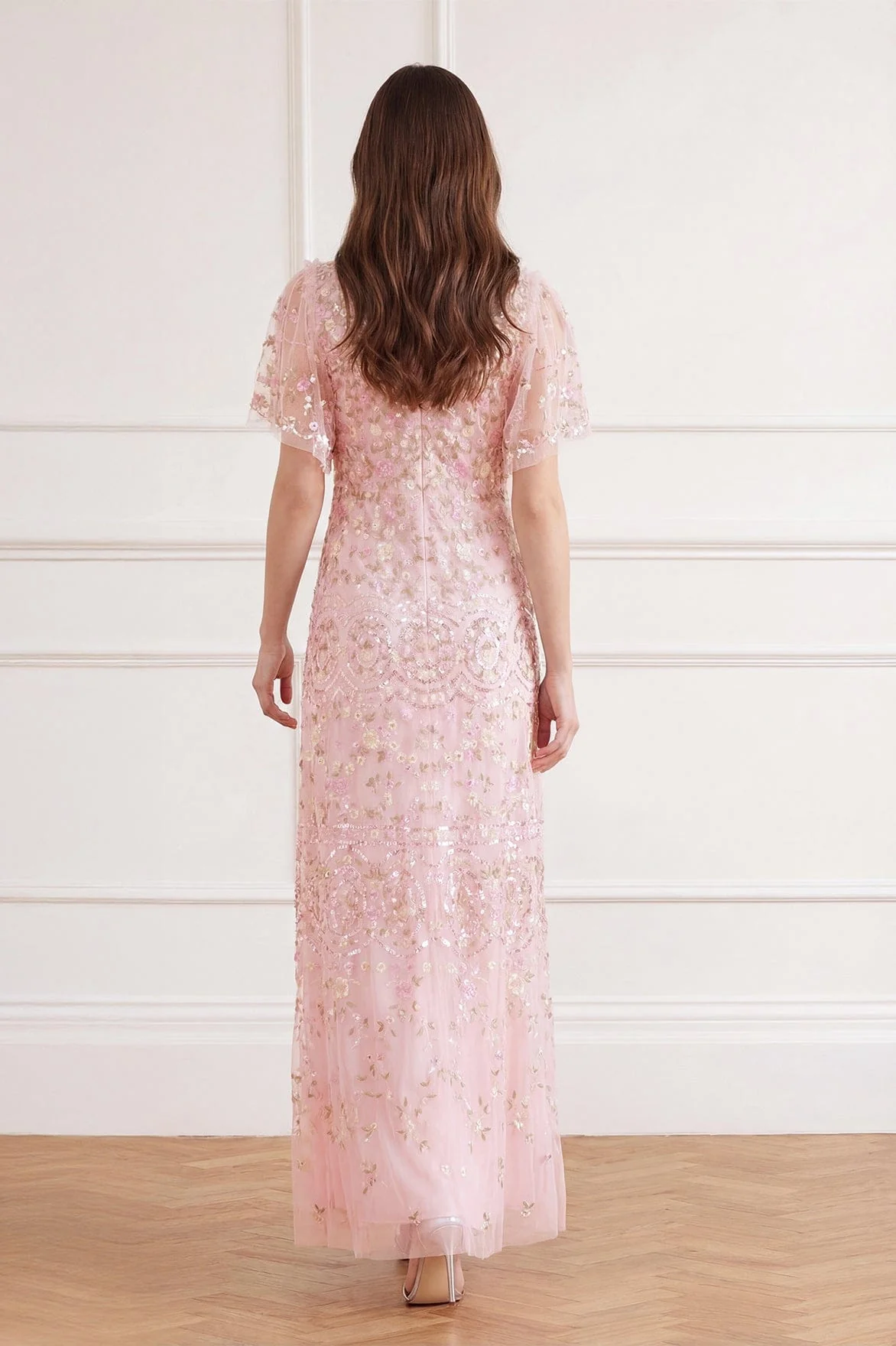 Sweet Petal Short Sleeve Gown - Image 3