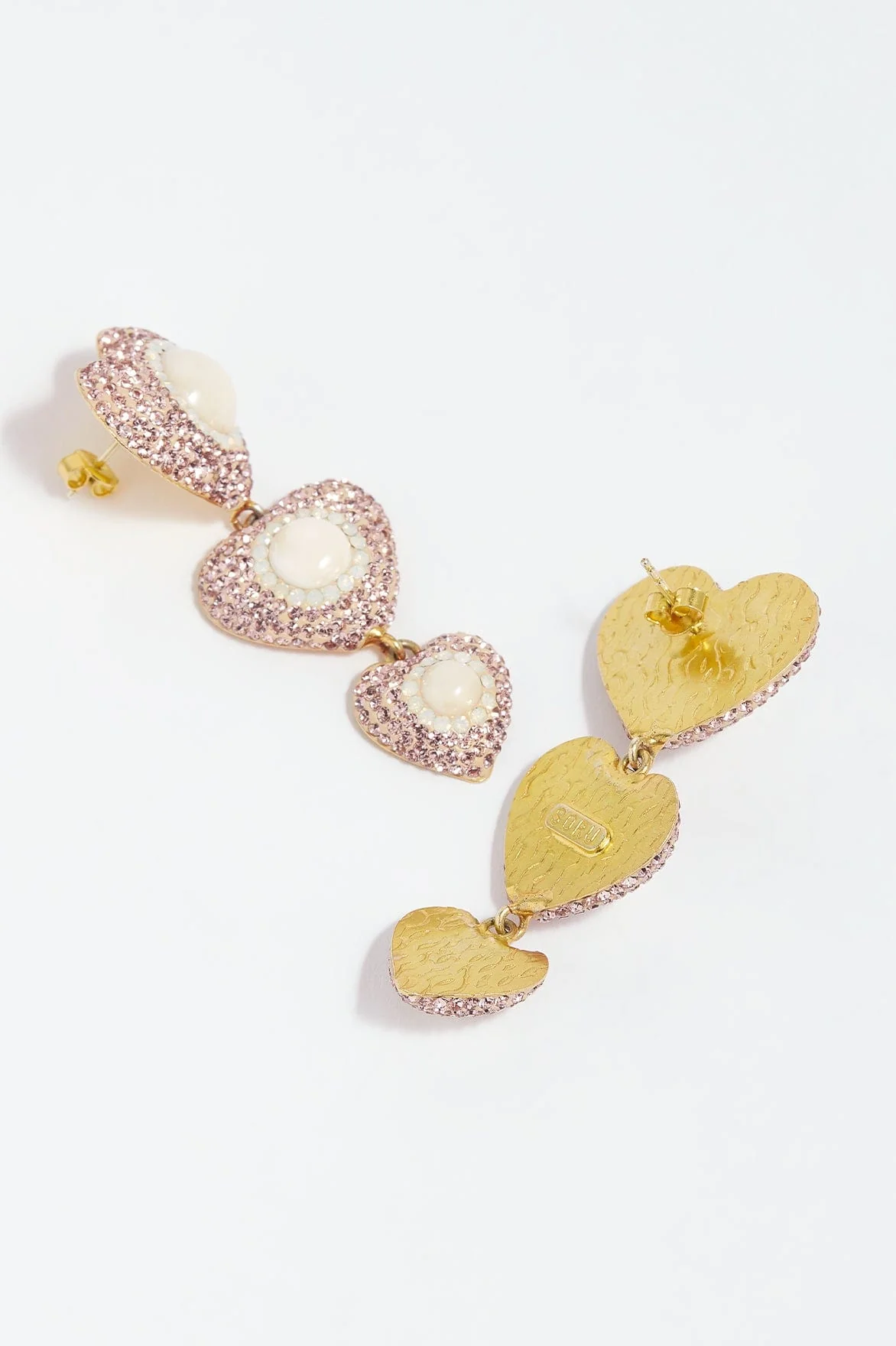 Sweetheart Blossom Drop Earrings - Image 3