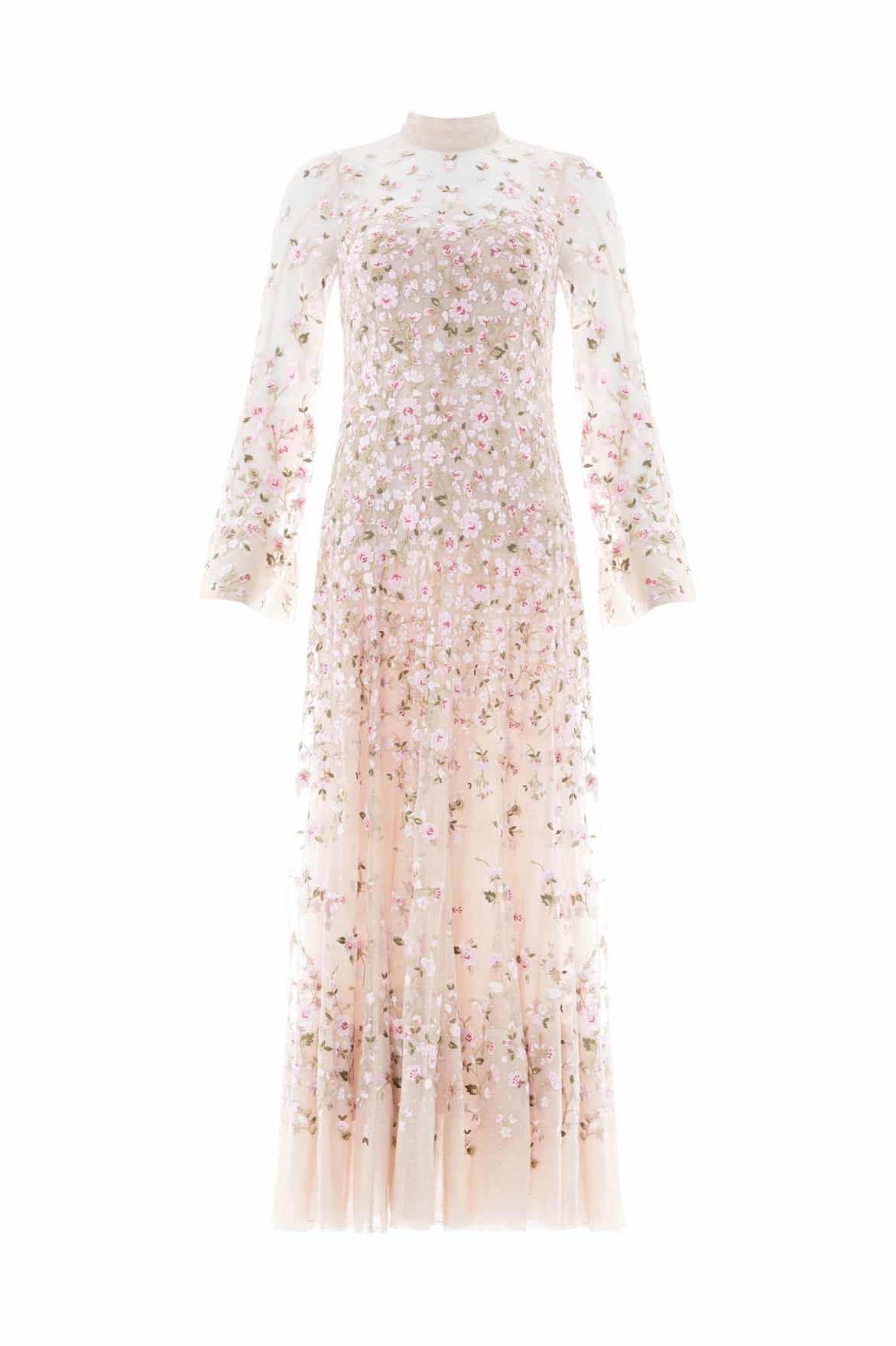 Sylvia Rose Long Sleeve Ankle Gown - Image 2