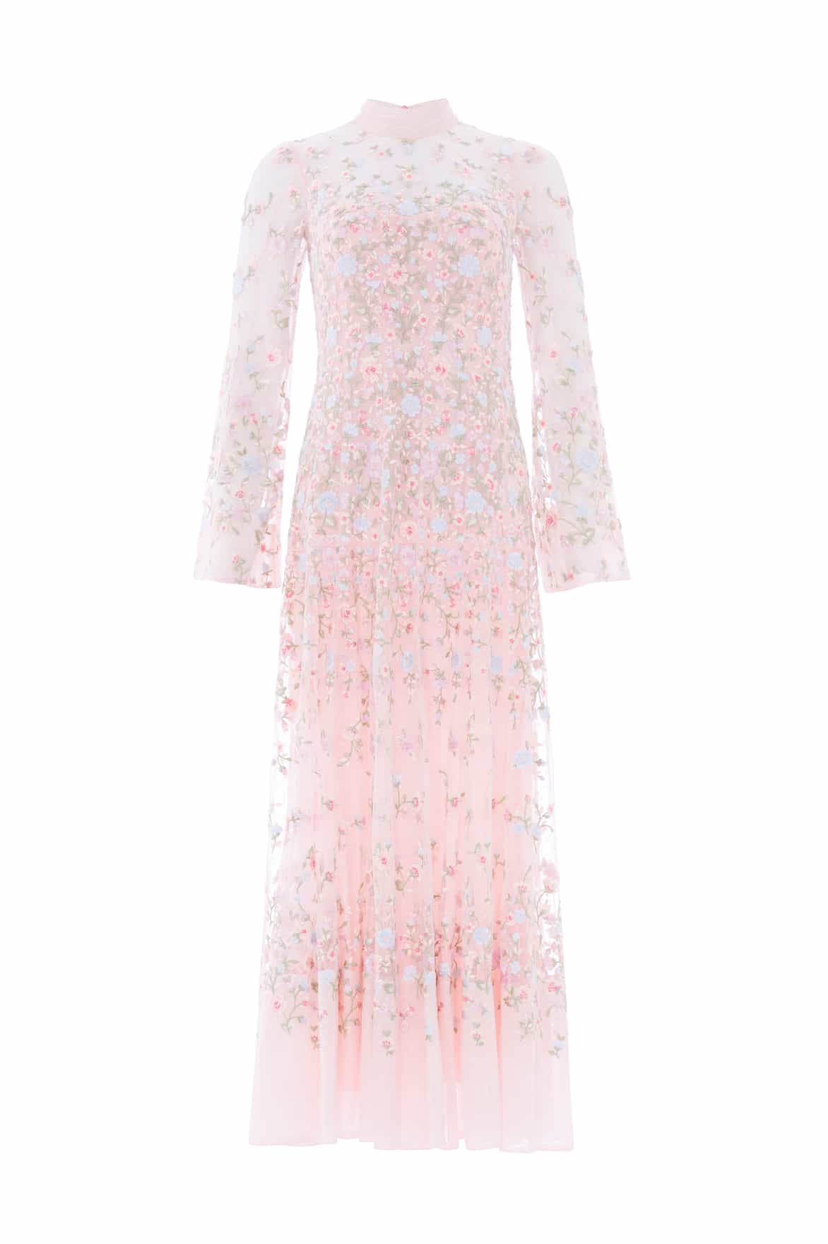 Sylvia Rose Long Sleeve Ankle Gown - Image 3