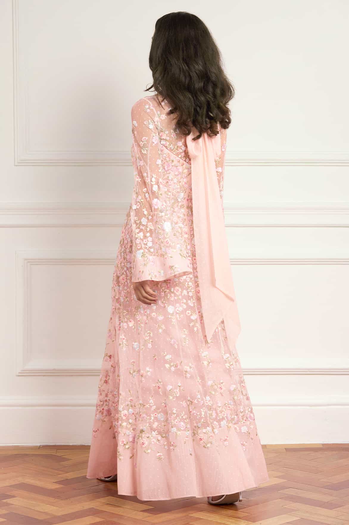 Sylvia Rose Long Sleeve Ankle Gown - Image 5