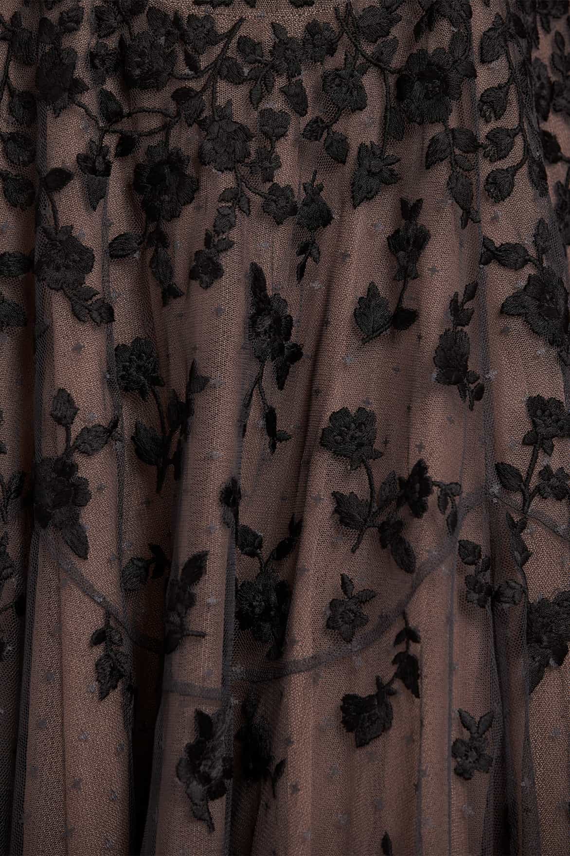 Sylvia Rose Round Neck Ankle Gown - Image 4