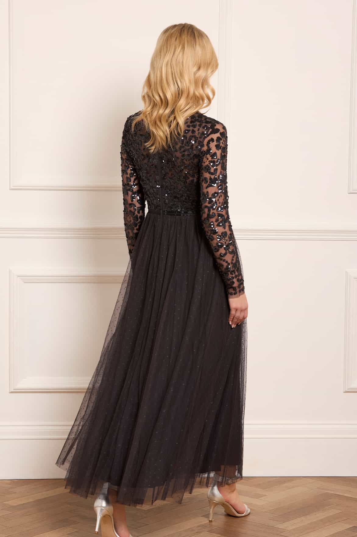 Tempest V-Neck Bodice Ankle Gown - Image 6