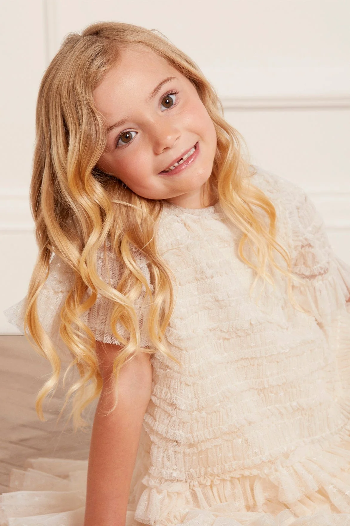 Valentine Ruffle Kids Dress - Image 4