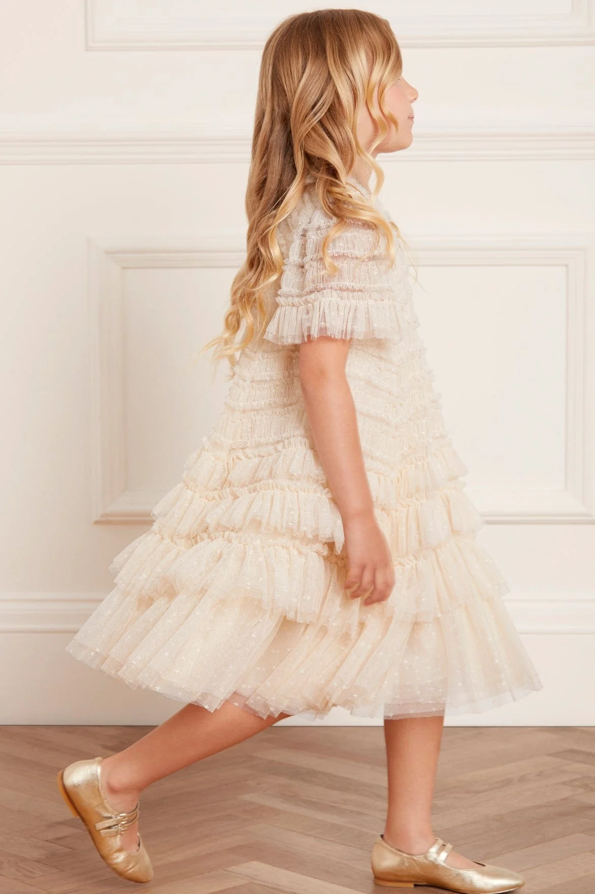 Valentine Ruffle Kids Dress - Image 5