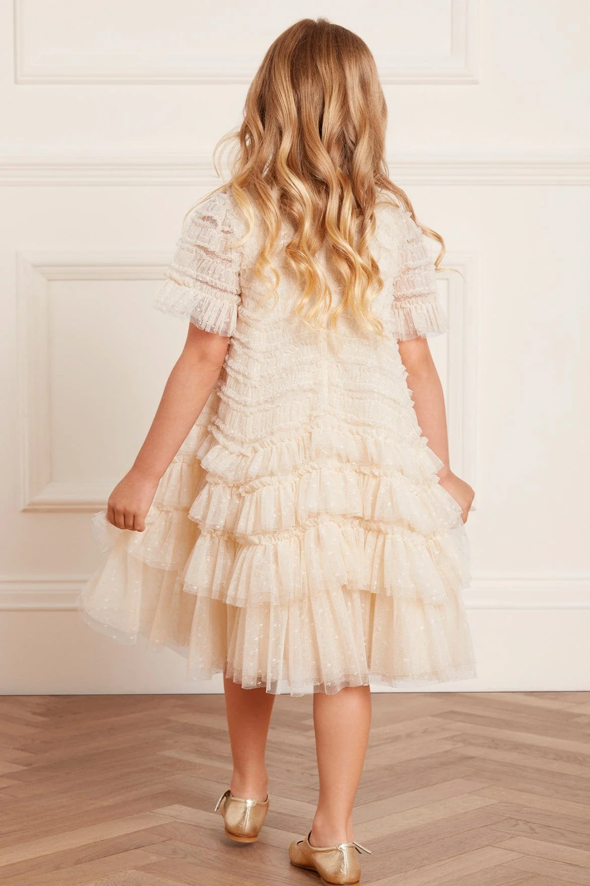 Valentine Ruffle Kids Dress - Image 6