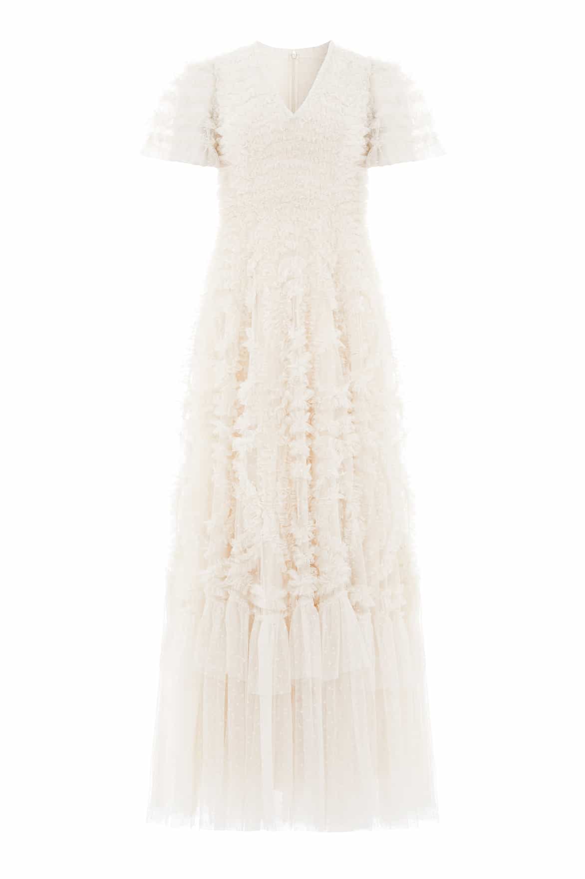 Verity Ruffle V-Neck Gown - Image 3