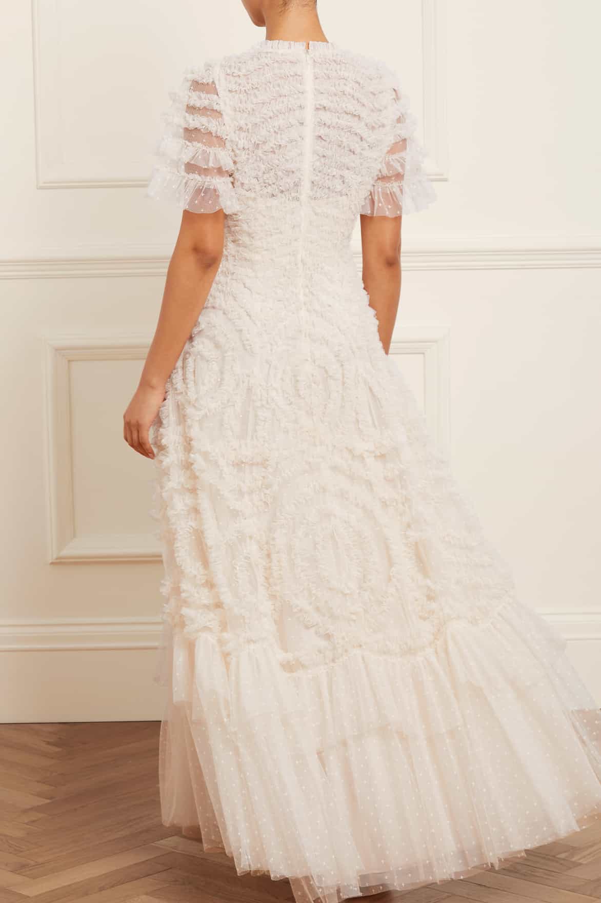 Verity Ruffle V-Neck Gown - Image 8