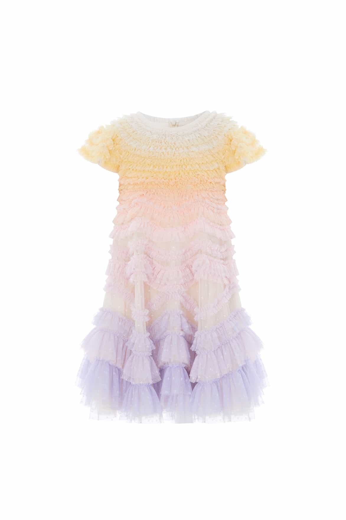 Wild Rose Ombre Kids Dress - Image 2