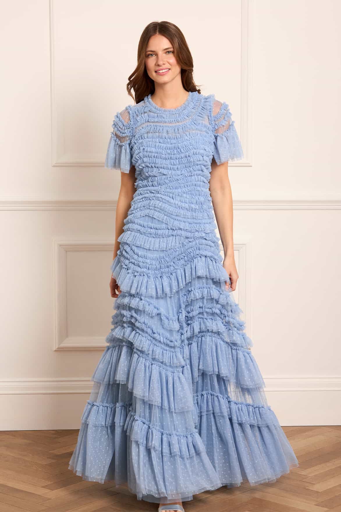Wild Rose Short Sleeve Gown - Image 2