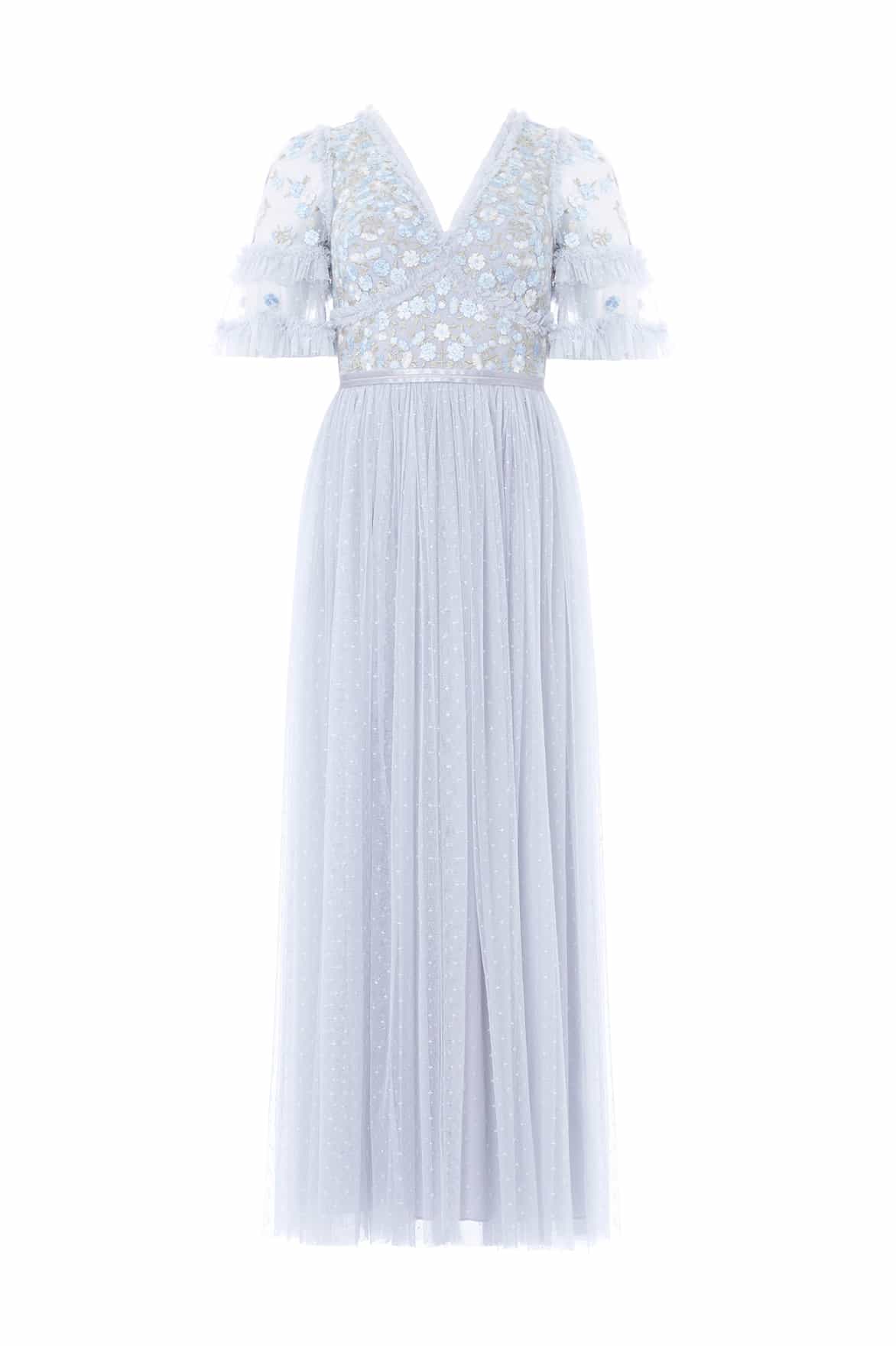 Wildflower Ditsy Bodice Ankle Gown - Image 2