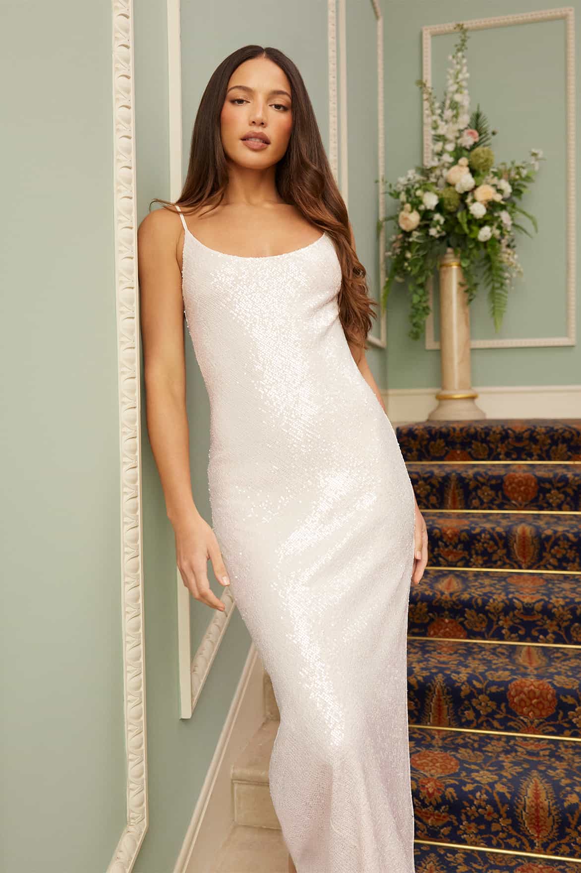 Yvonne Sequin Cami Gown - Image 8